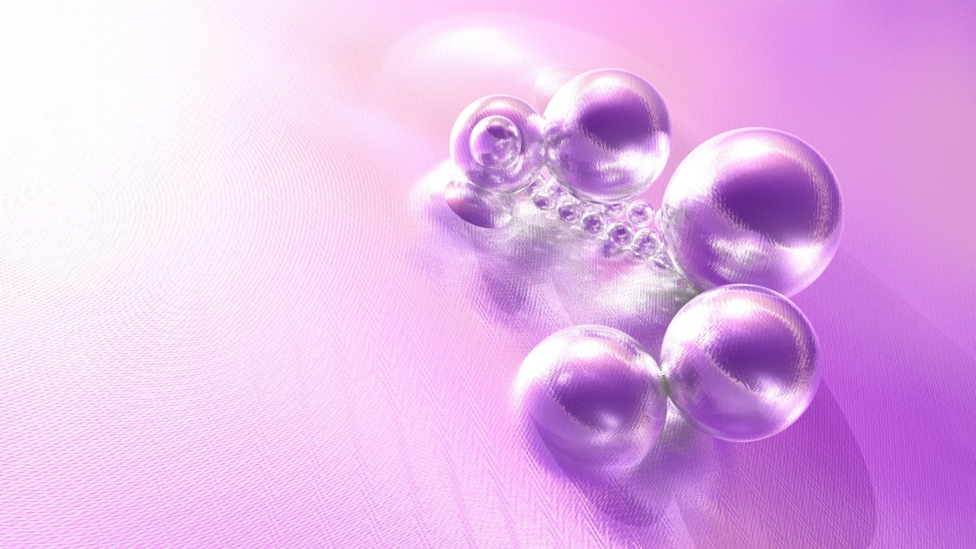3D abstract spheres on a textured surface HD Wallpaper