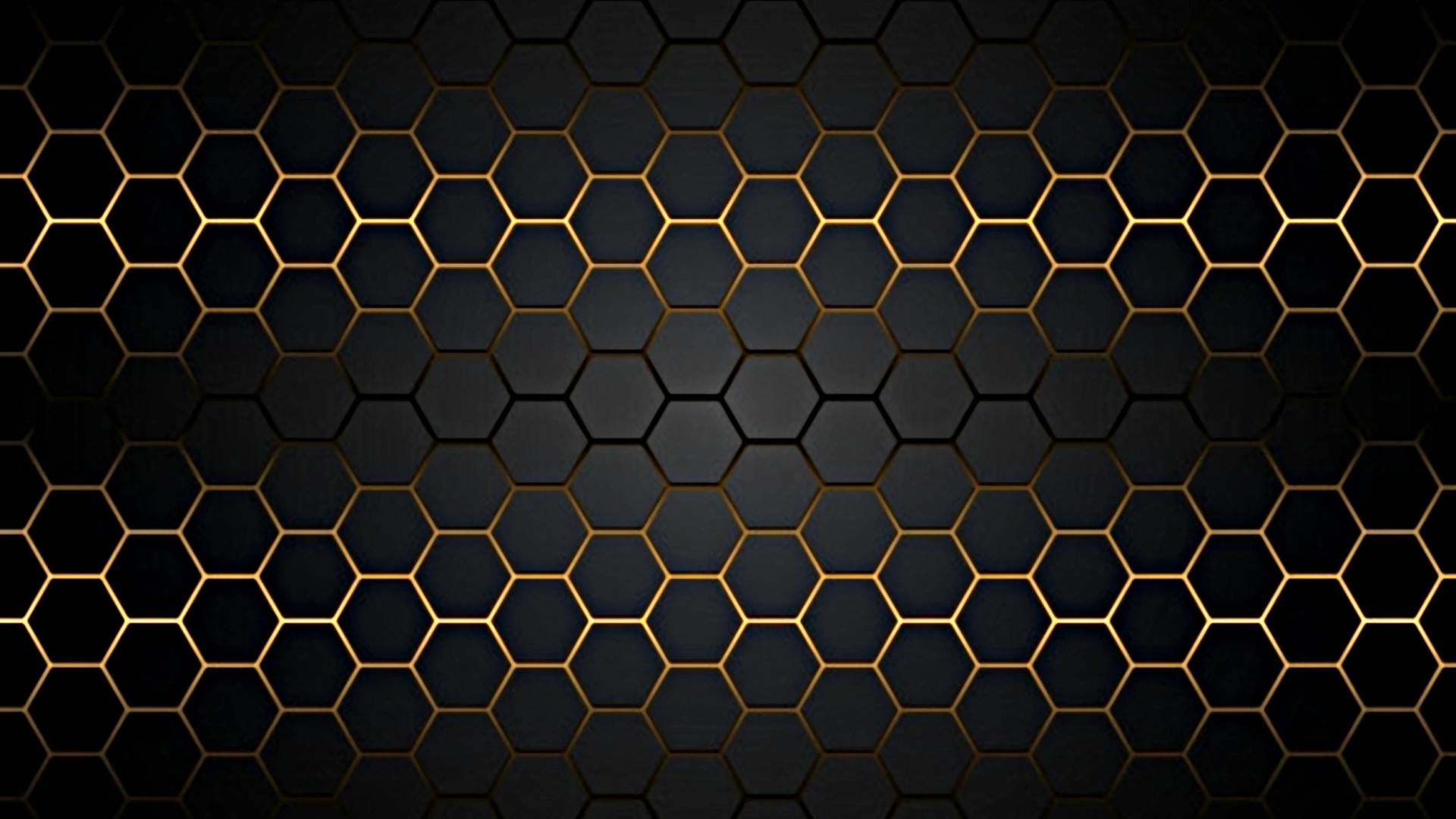 Black and gold honeycomb pattern HD Wallpaper