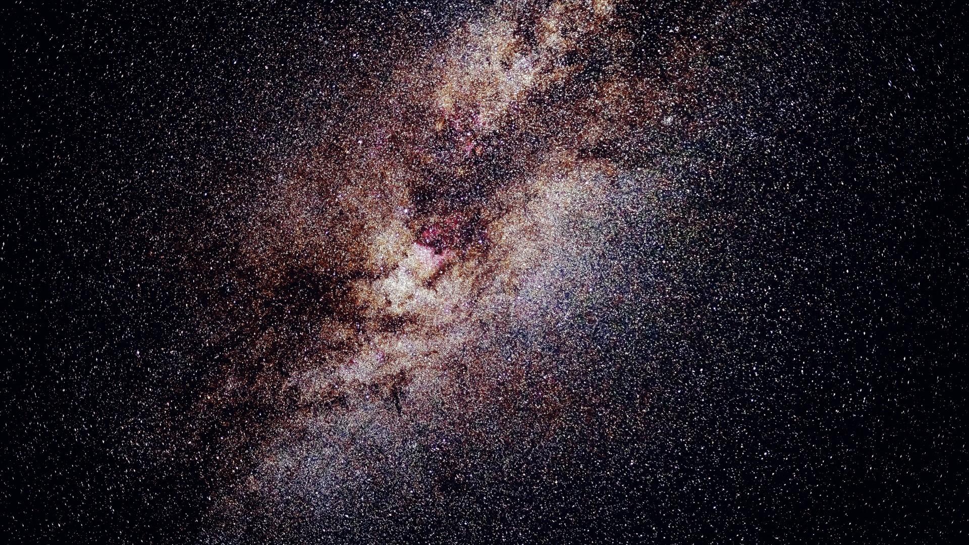 The Milky Way Galaxy in deep space HD Wallpaper