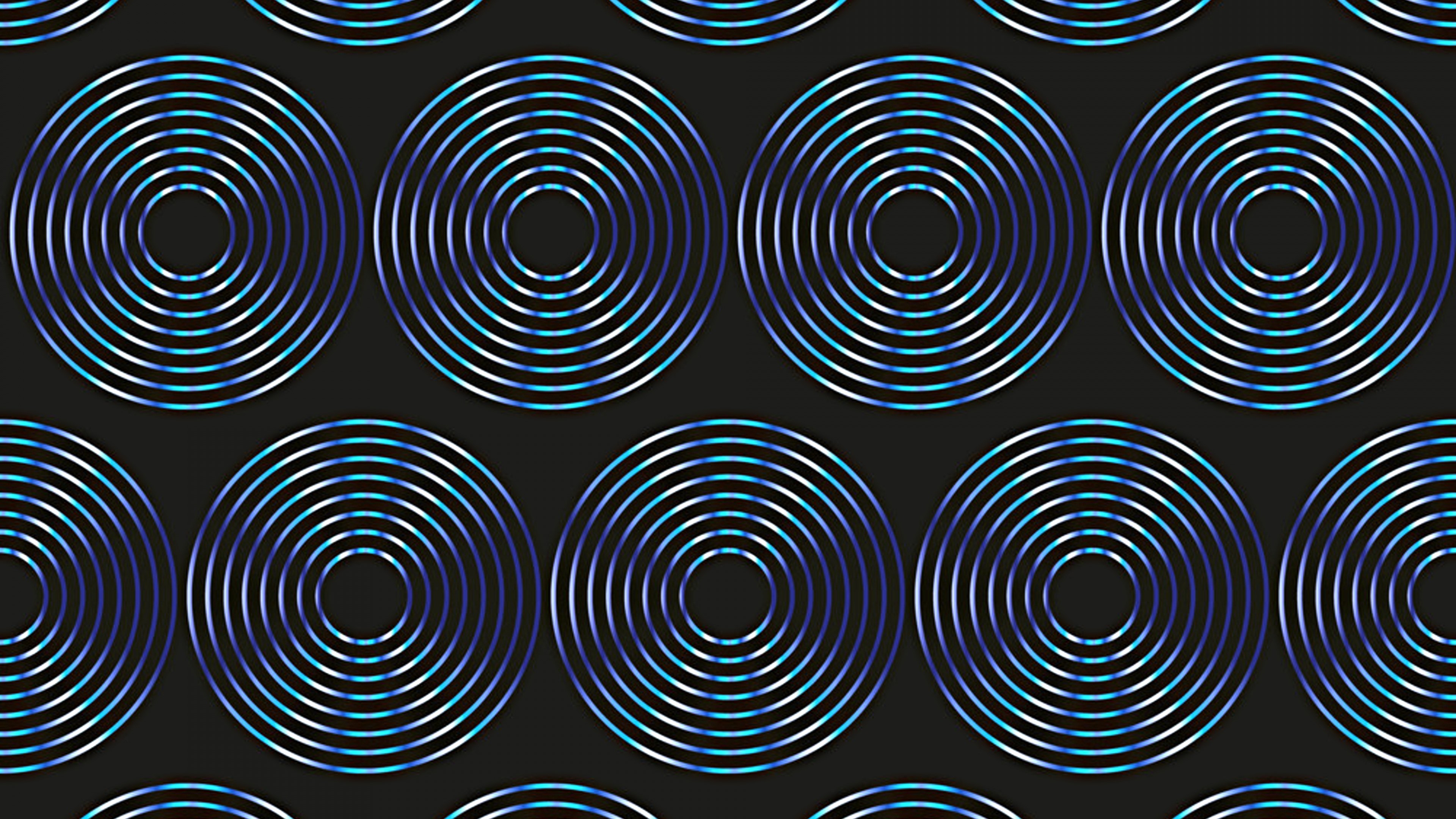 4K Abstract Circles Pattern HD Wallpaper