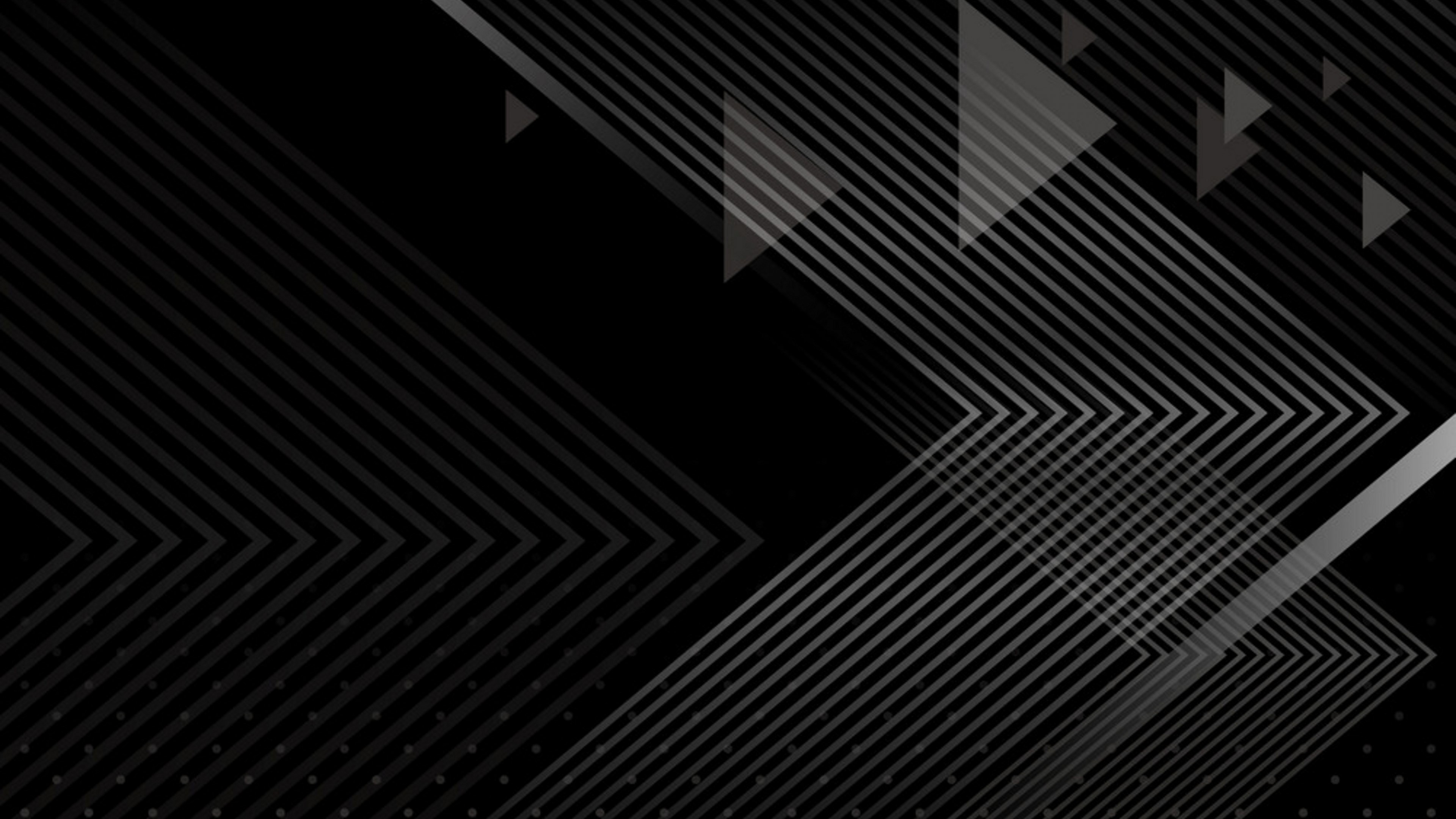 4K Abstract Geometric Lines and Triangles HD Wallpaper