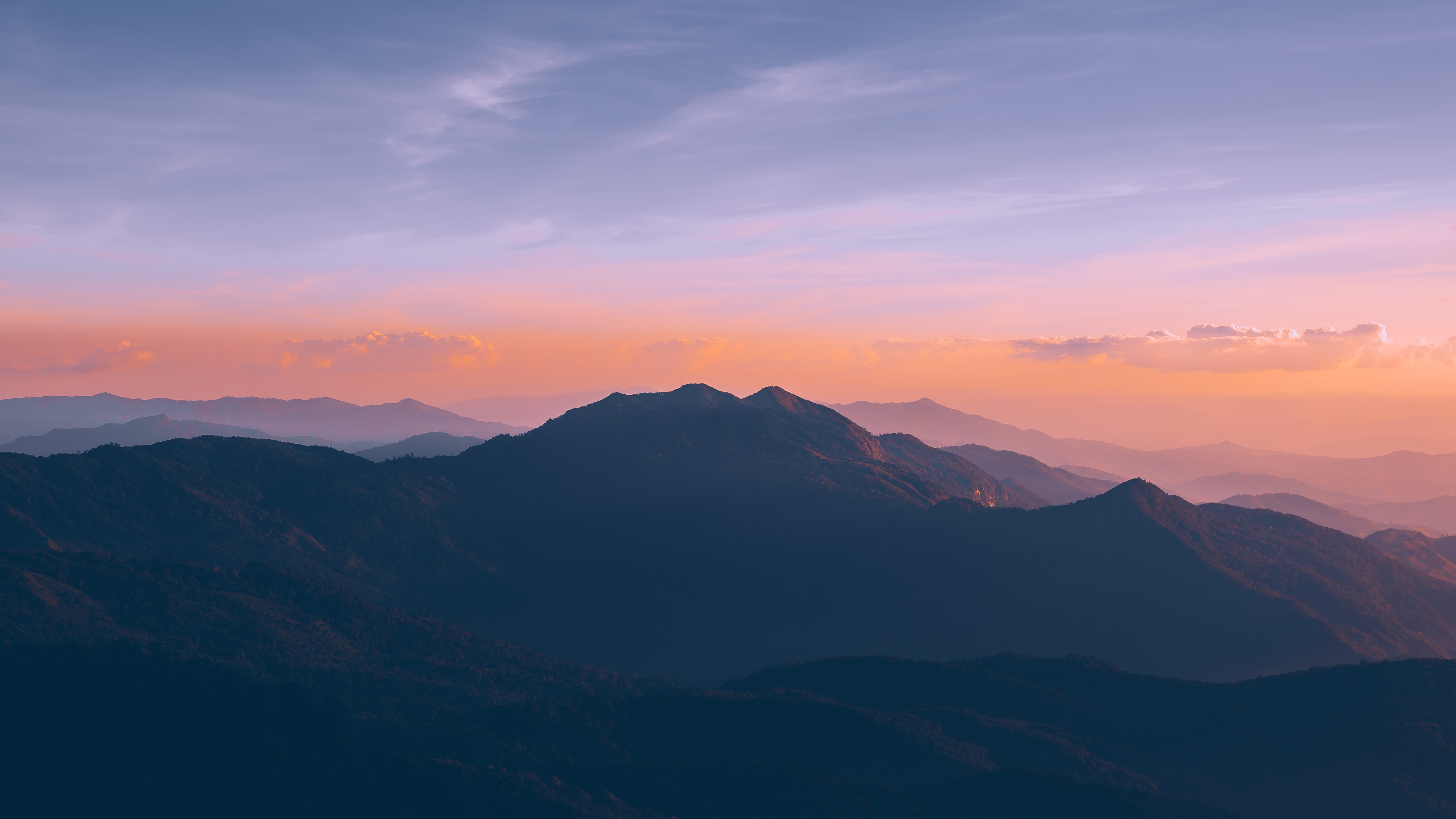 Doi Inthanon National Park Mountains Thailand 5K HD Wallpaper