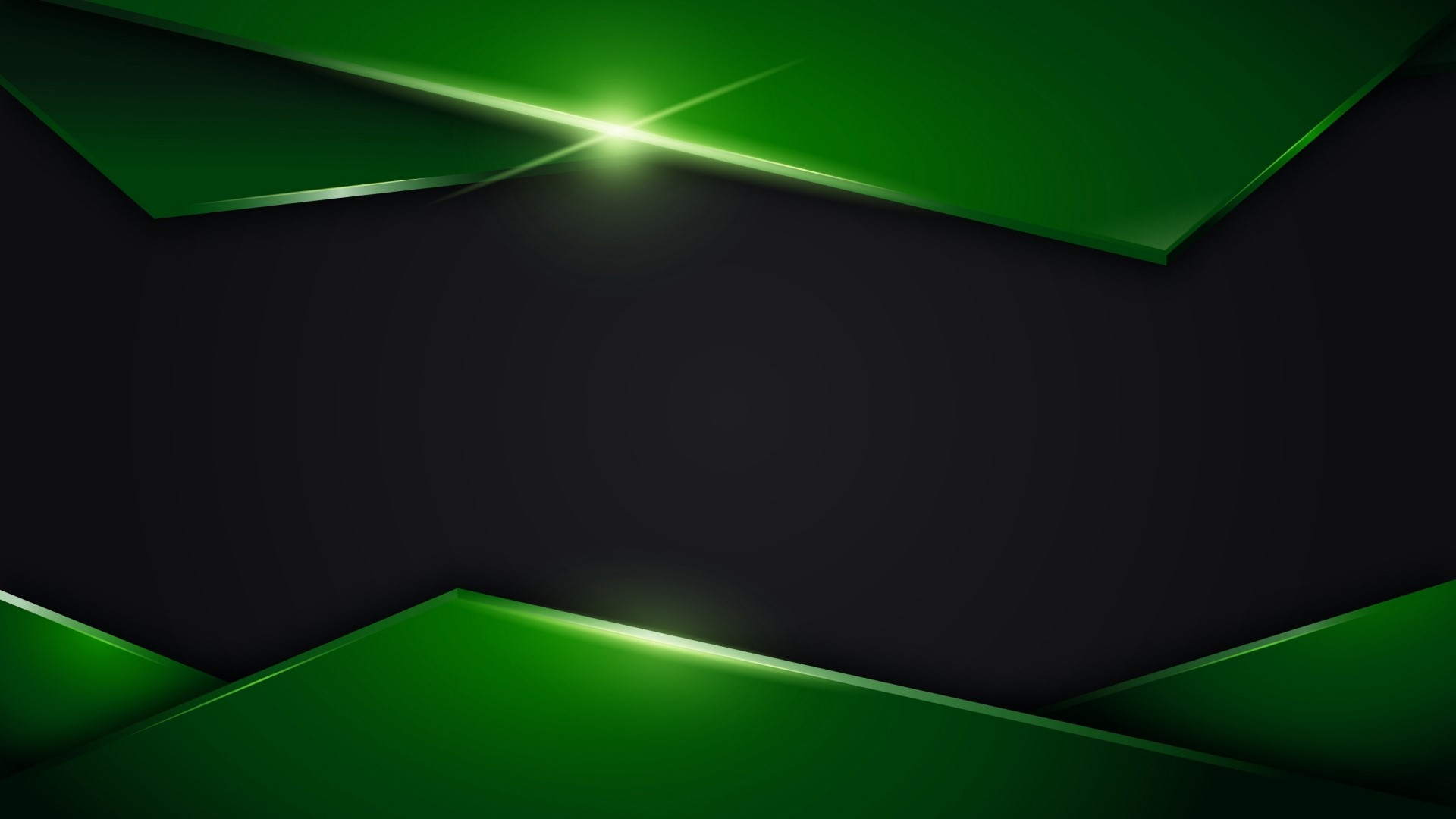 Green and black abstract geometric background HD Wallpaper