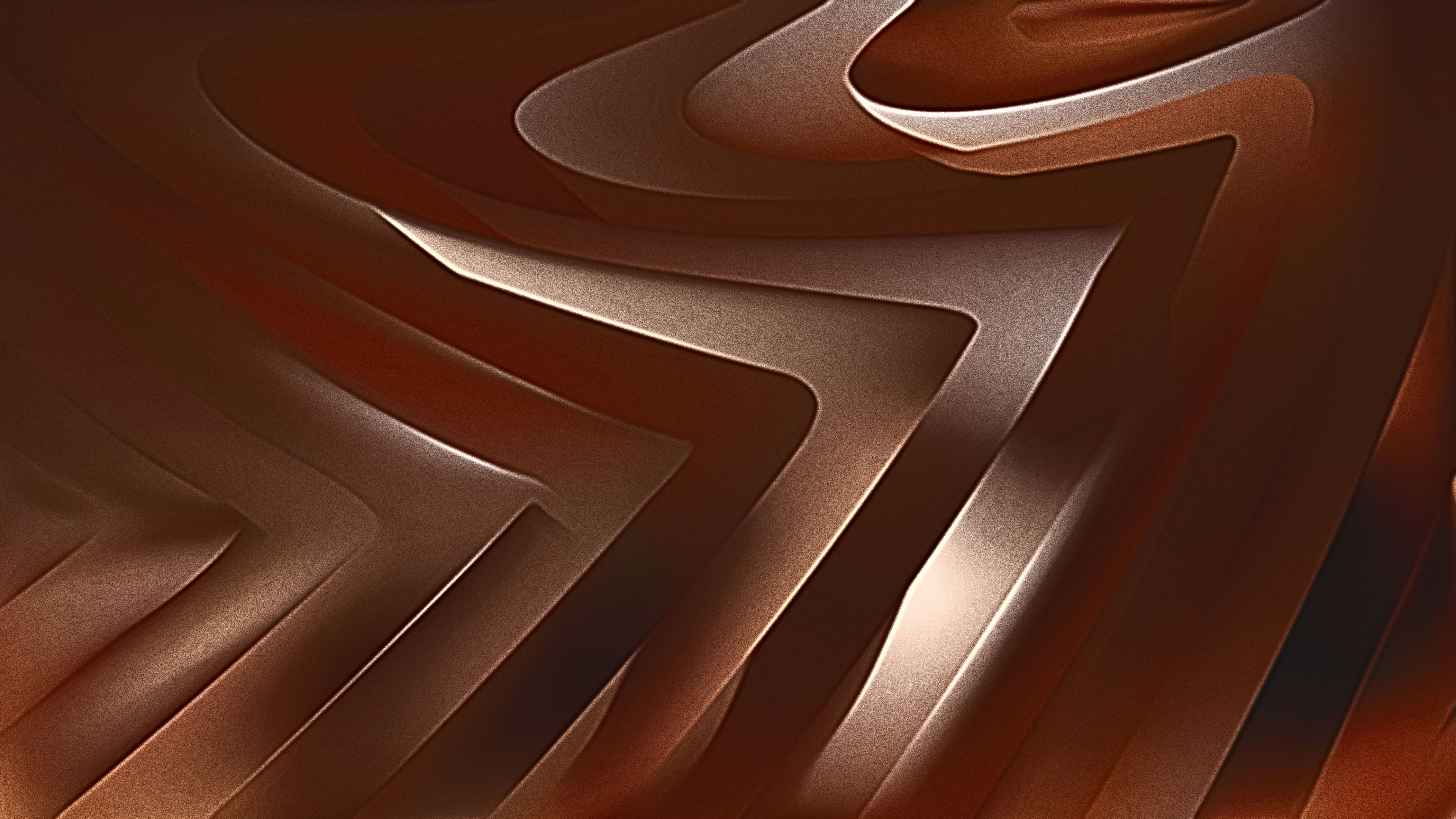 4K Abstract Brown and White Swirls HD Wallpaper