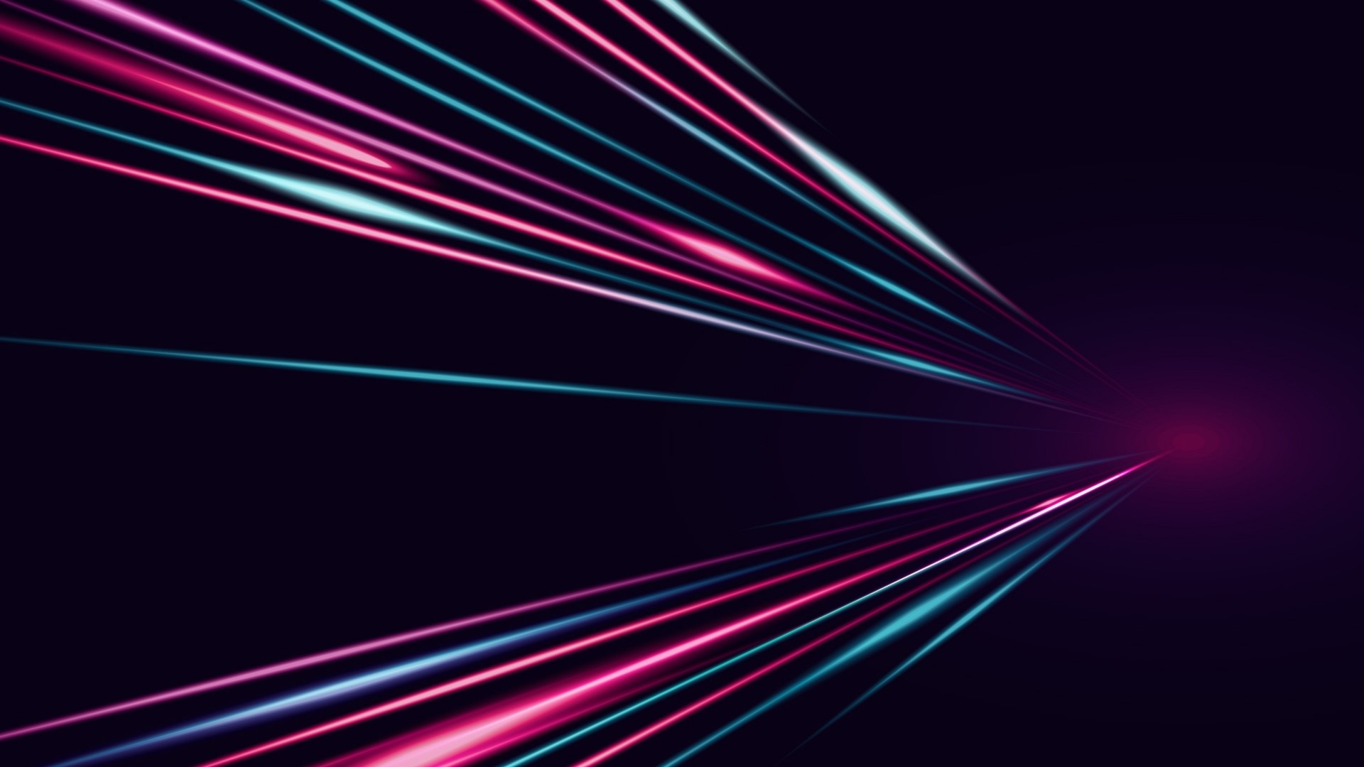 Abstract Neon Light Streaks HD Wallpaper
