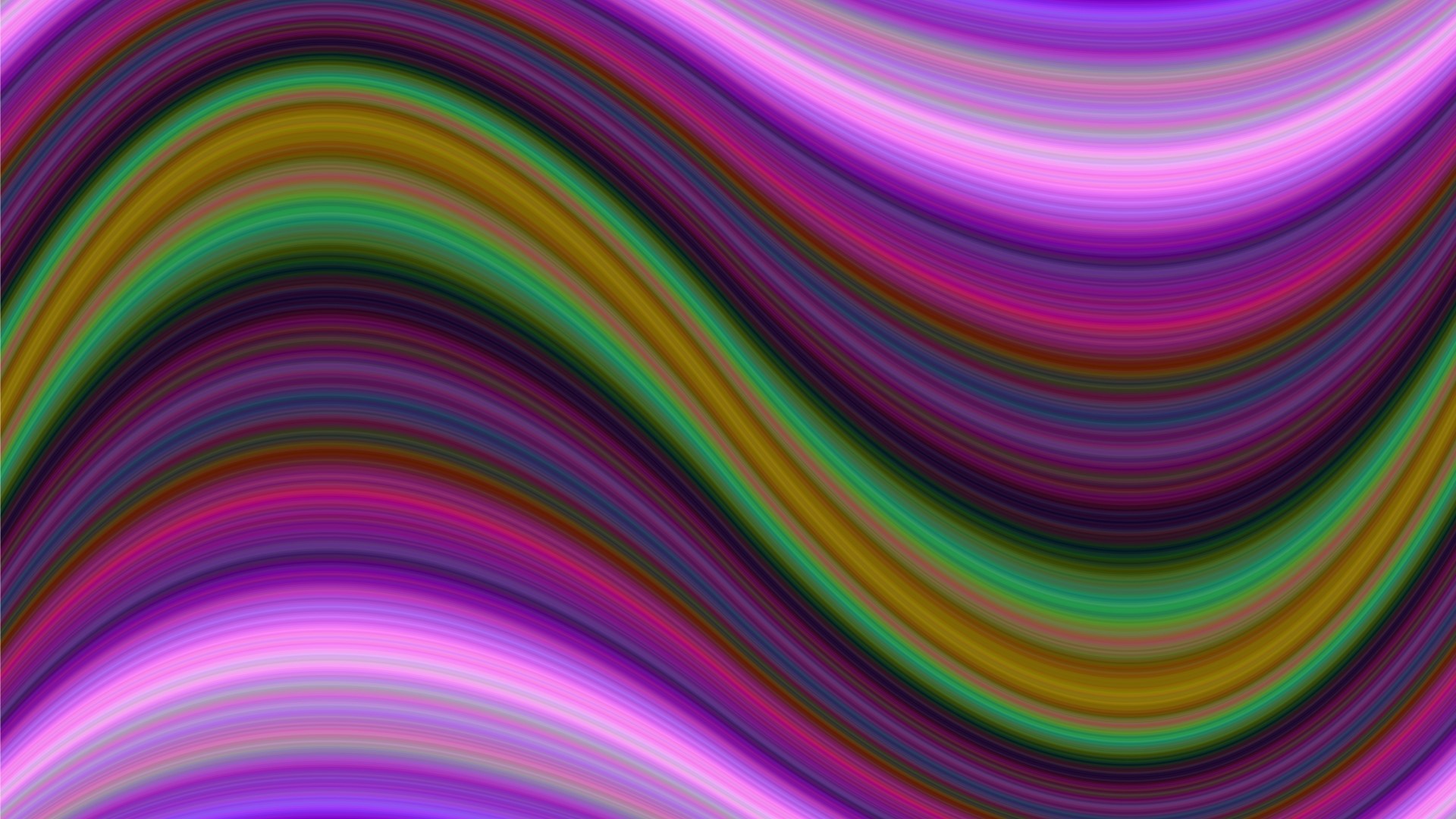 Abstract wavy lines with vibrant colors HD Wallpaper