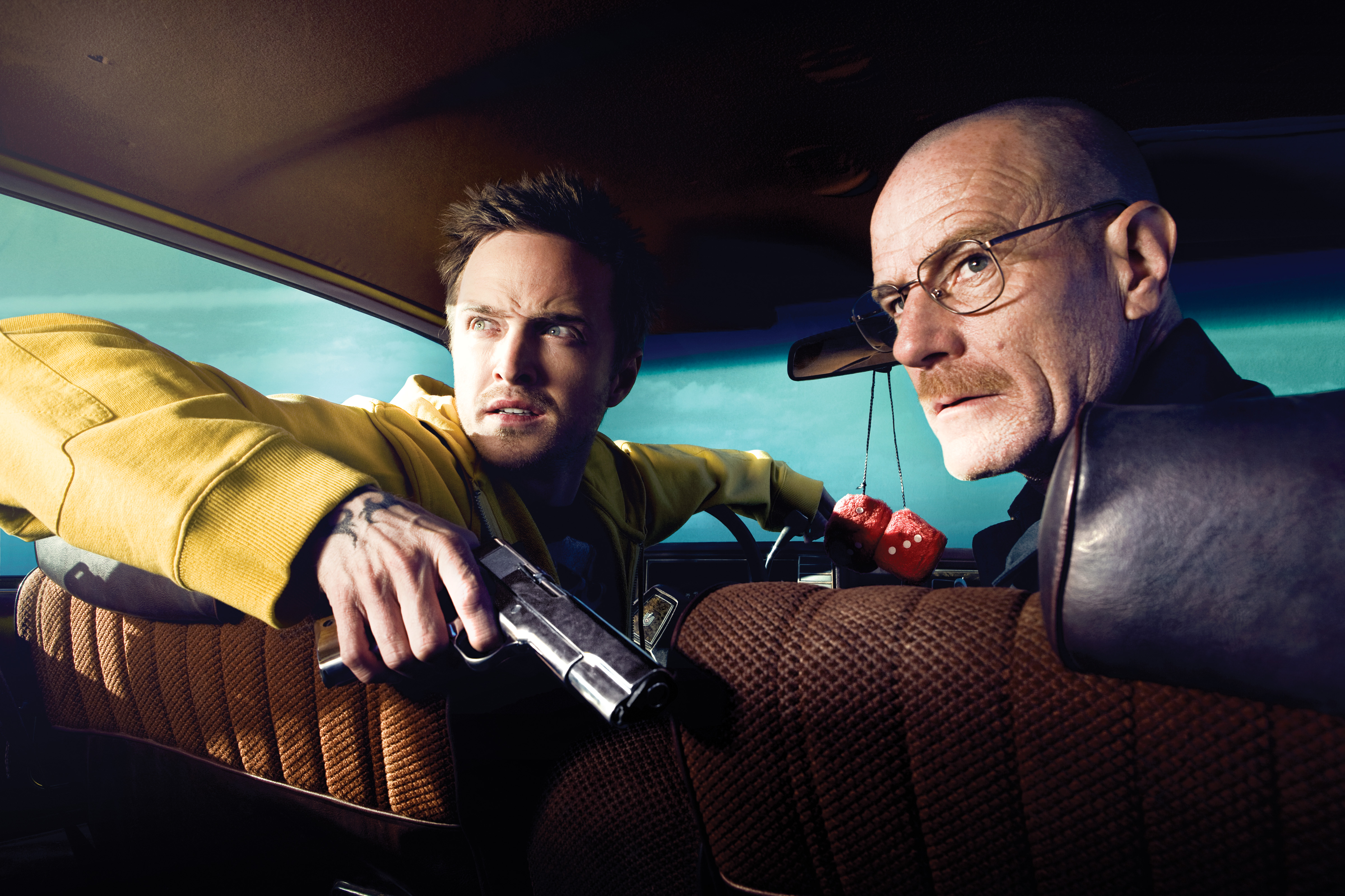 Jesse Pinkman and Walter White from Breaking Bad HD Wallpaper