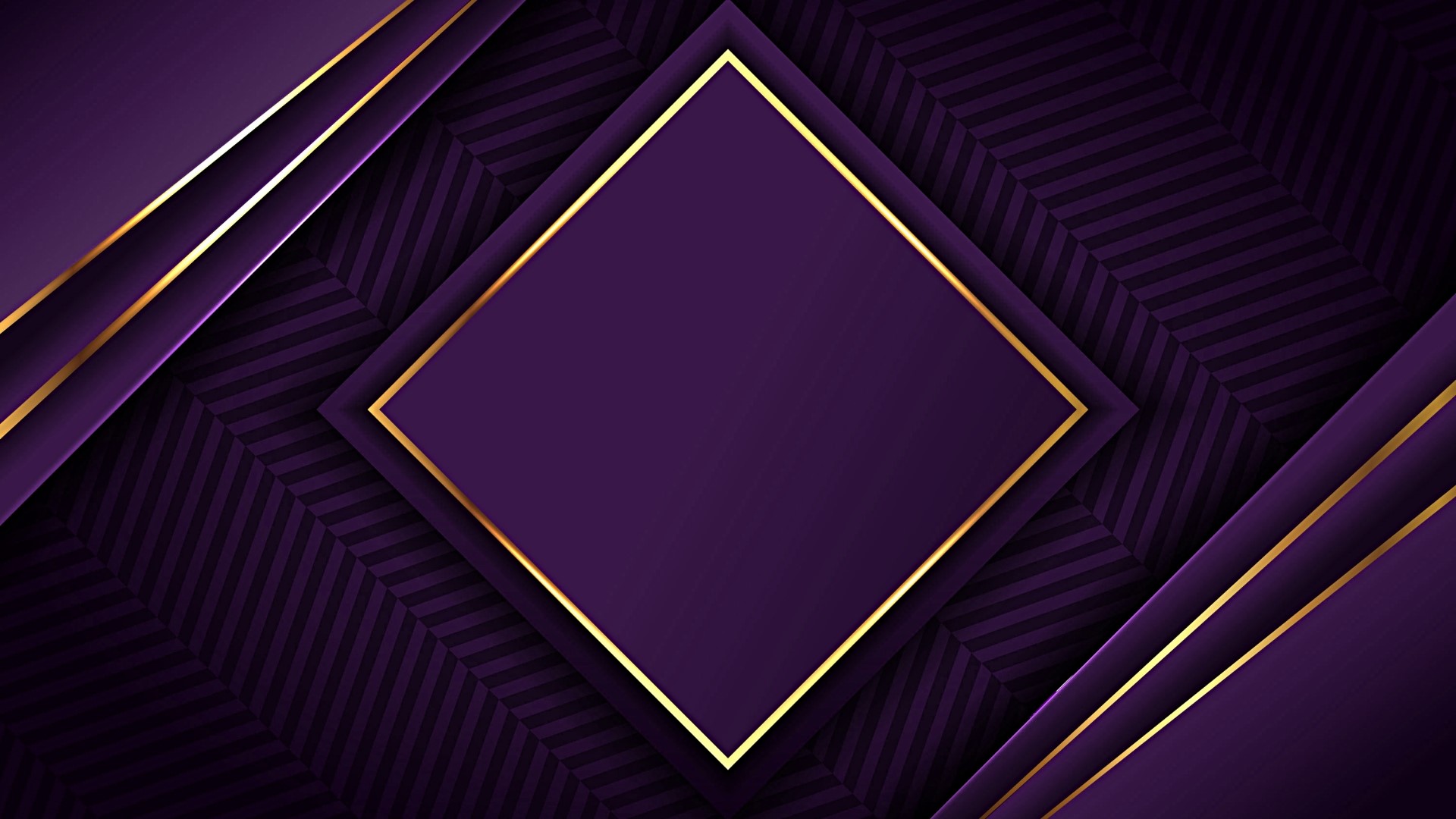 Abstract purple and gold geometric background HD Wallpaper