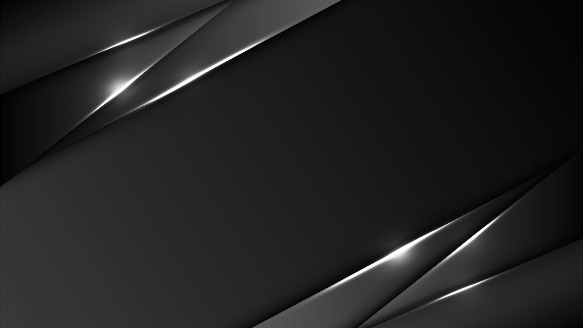 Dark Abstract Metallic Layers with Light Glints HD Wallpaper