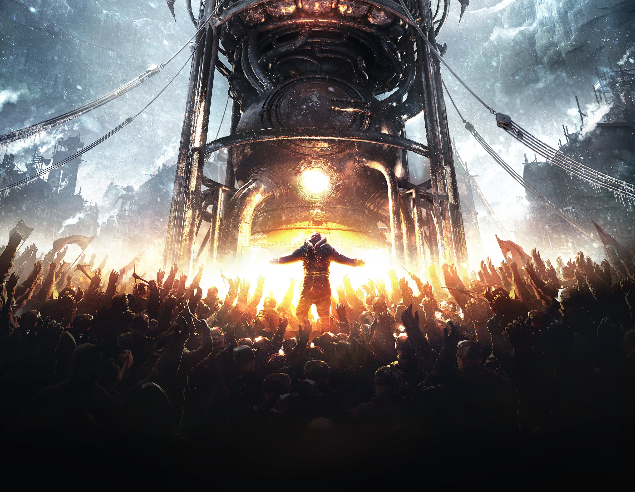 Frostpunk Strategy City Builder HD Wallpaper
