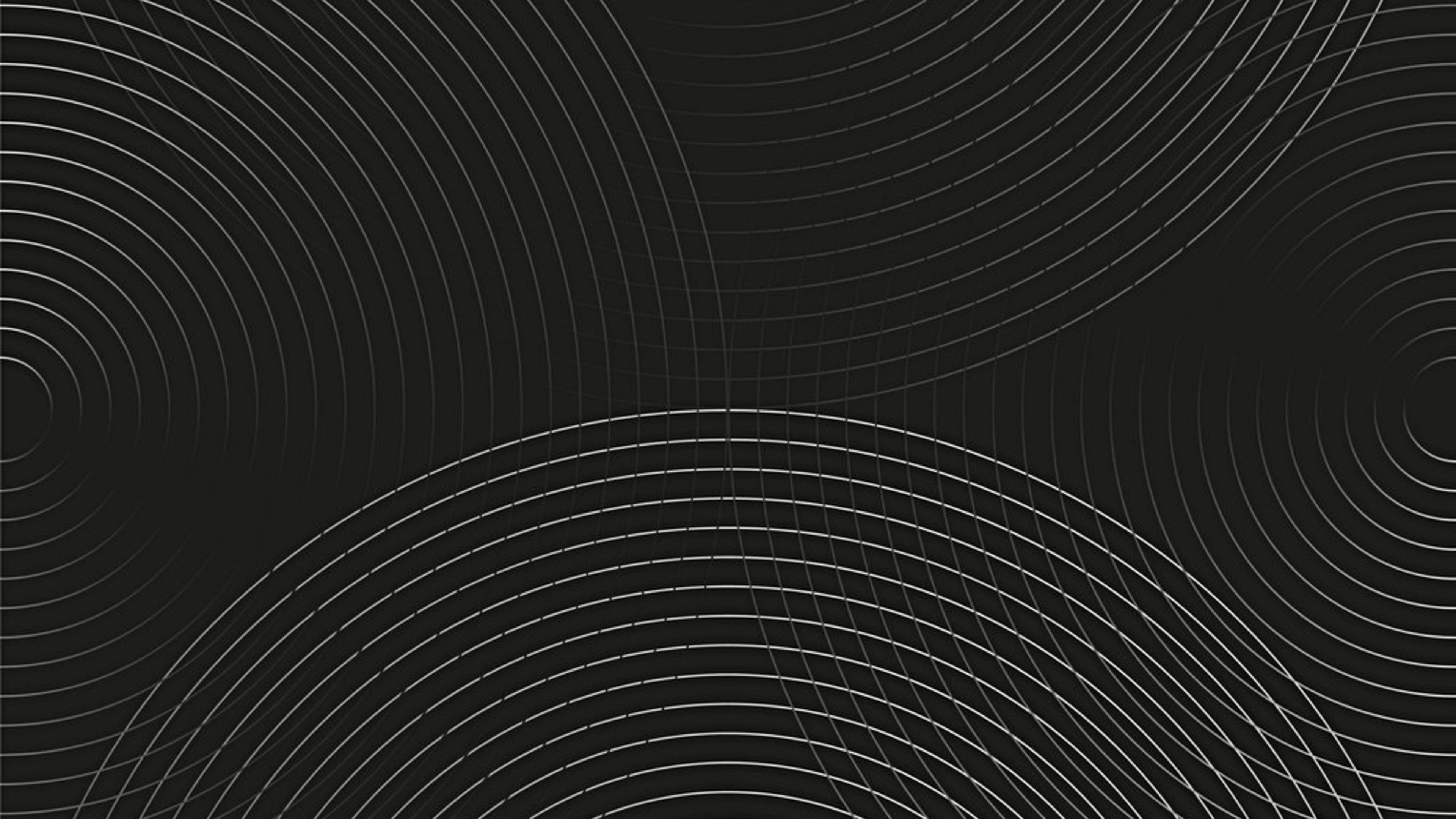 4K Abstract Concentric Circles Pattern HD Wallpaper