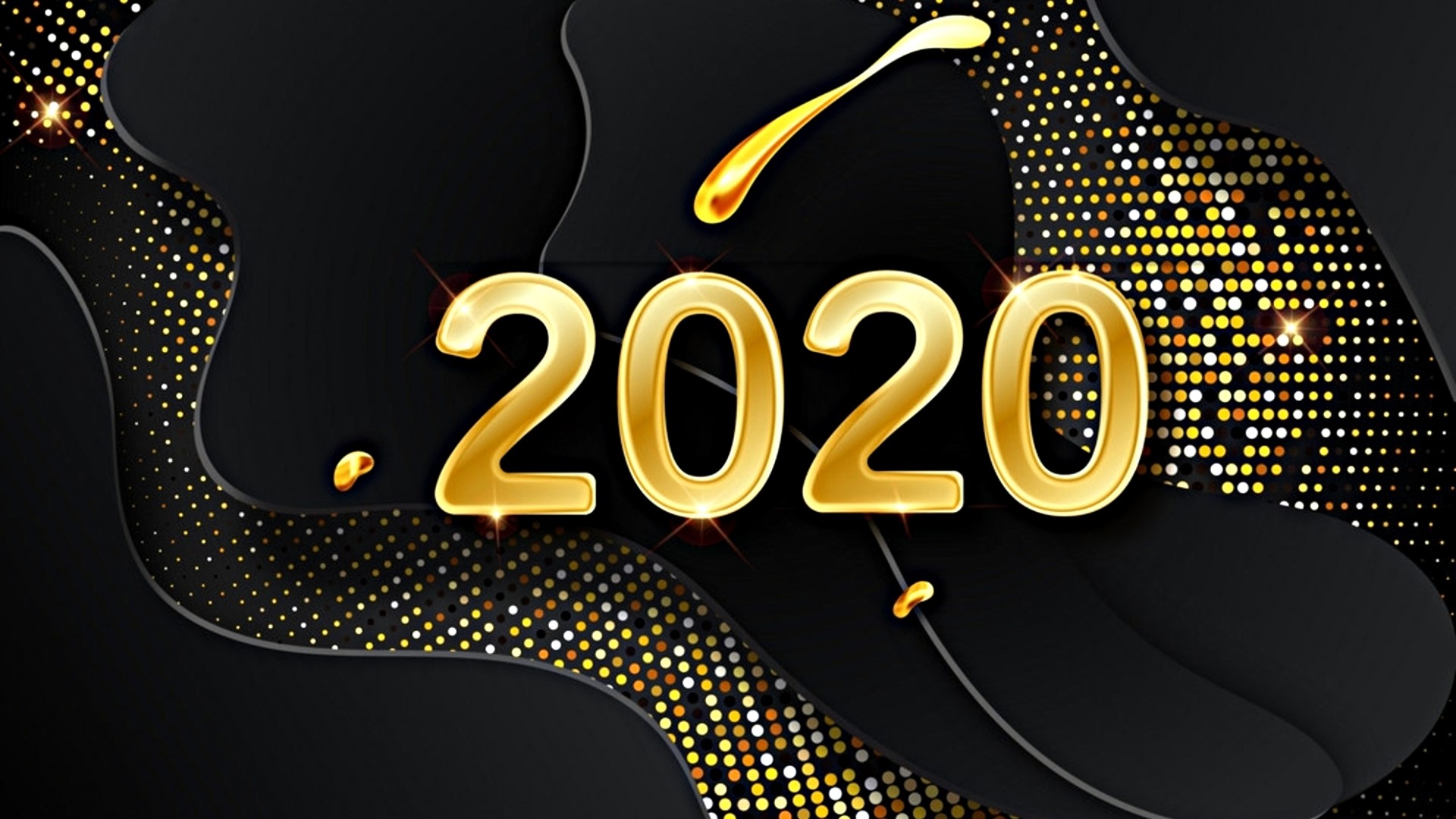2020 New Year Celebration HD Wallpaper