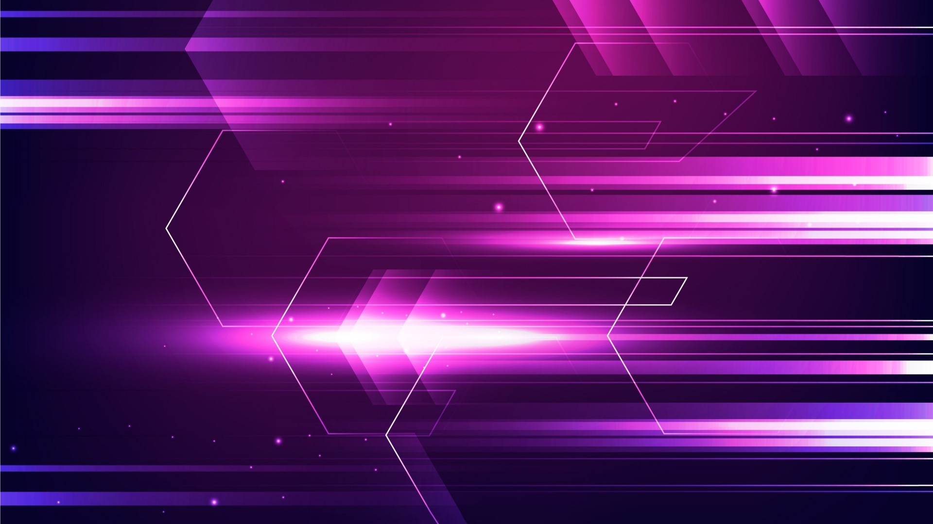 Abstract Geometric Light Streaks HD Wallpaper