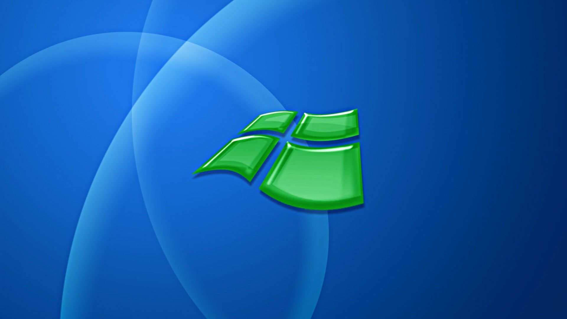 Windows Logo on Blue Background HD Wallpaper