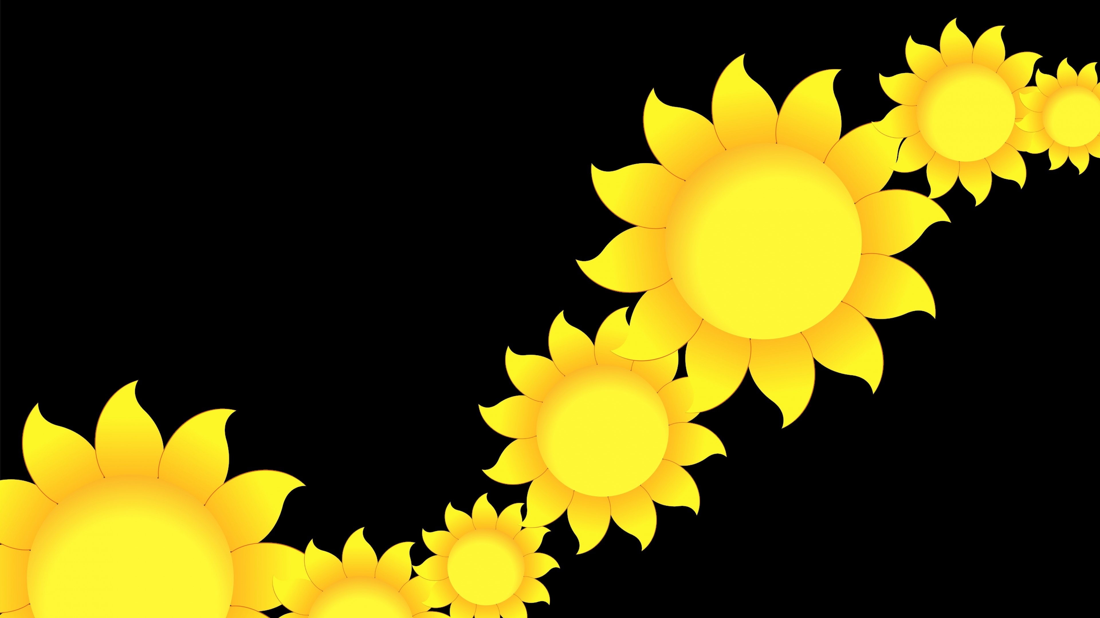 Vector flowers HD Wallpaper