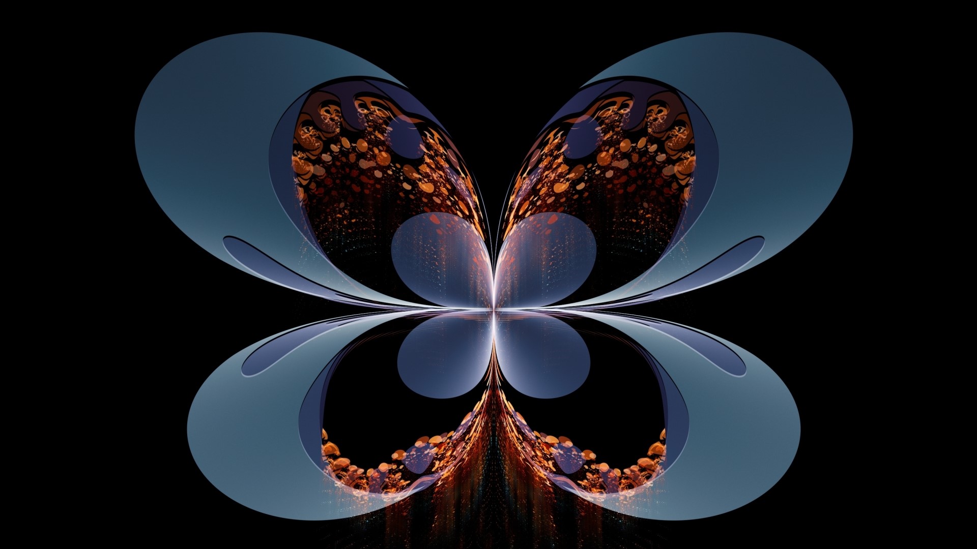 Abstract butterfly fractal HD Wallpaper