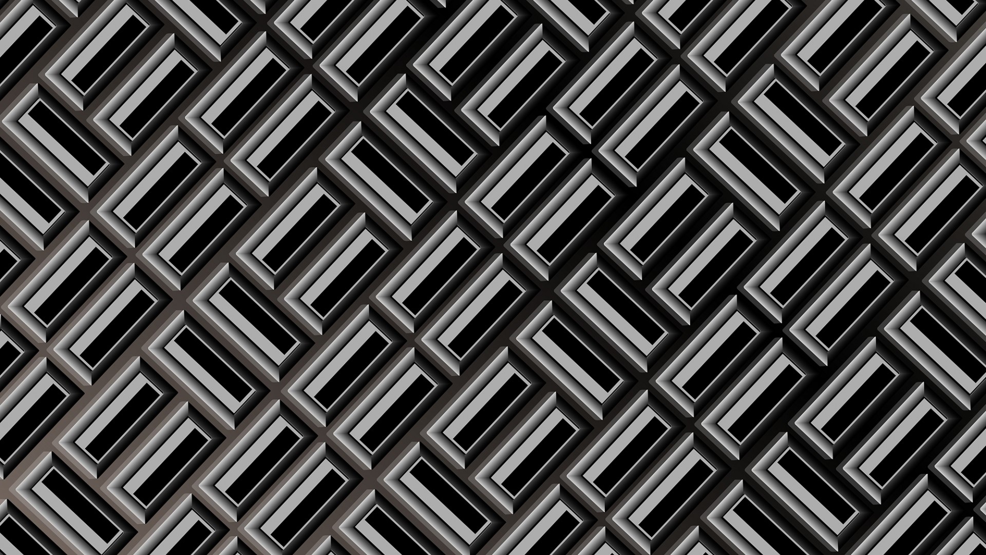 Abstract geometric pattern with metallic texture HD Wallpaper