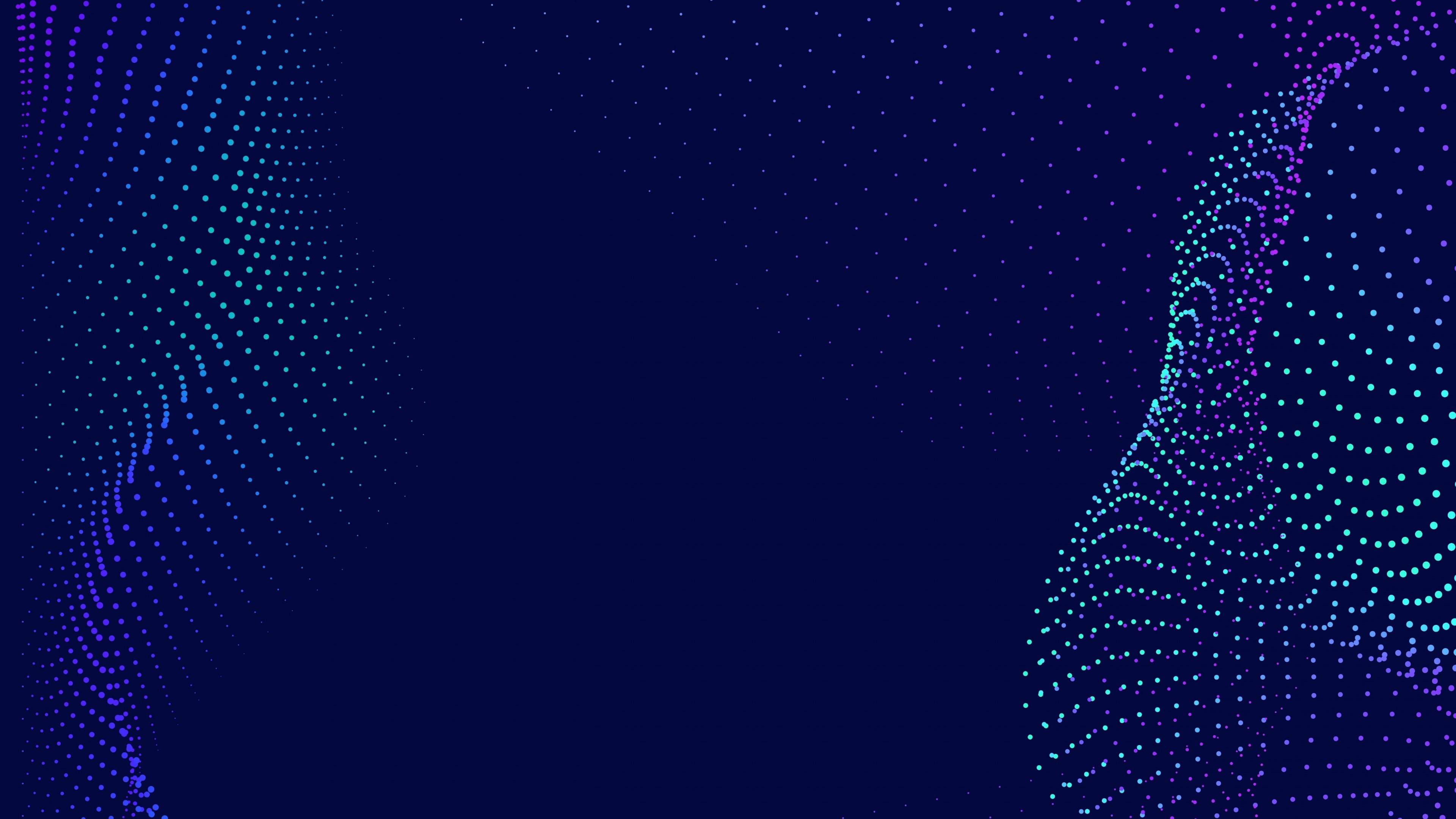 4K Abstract Particle Waves HD Wallpaper