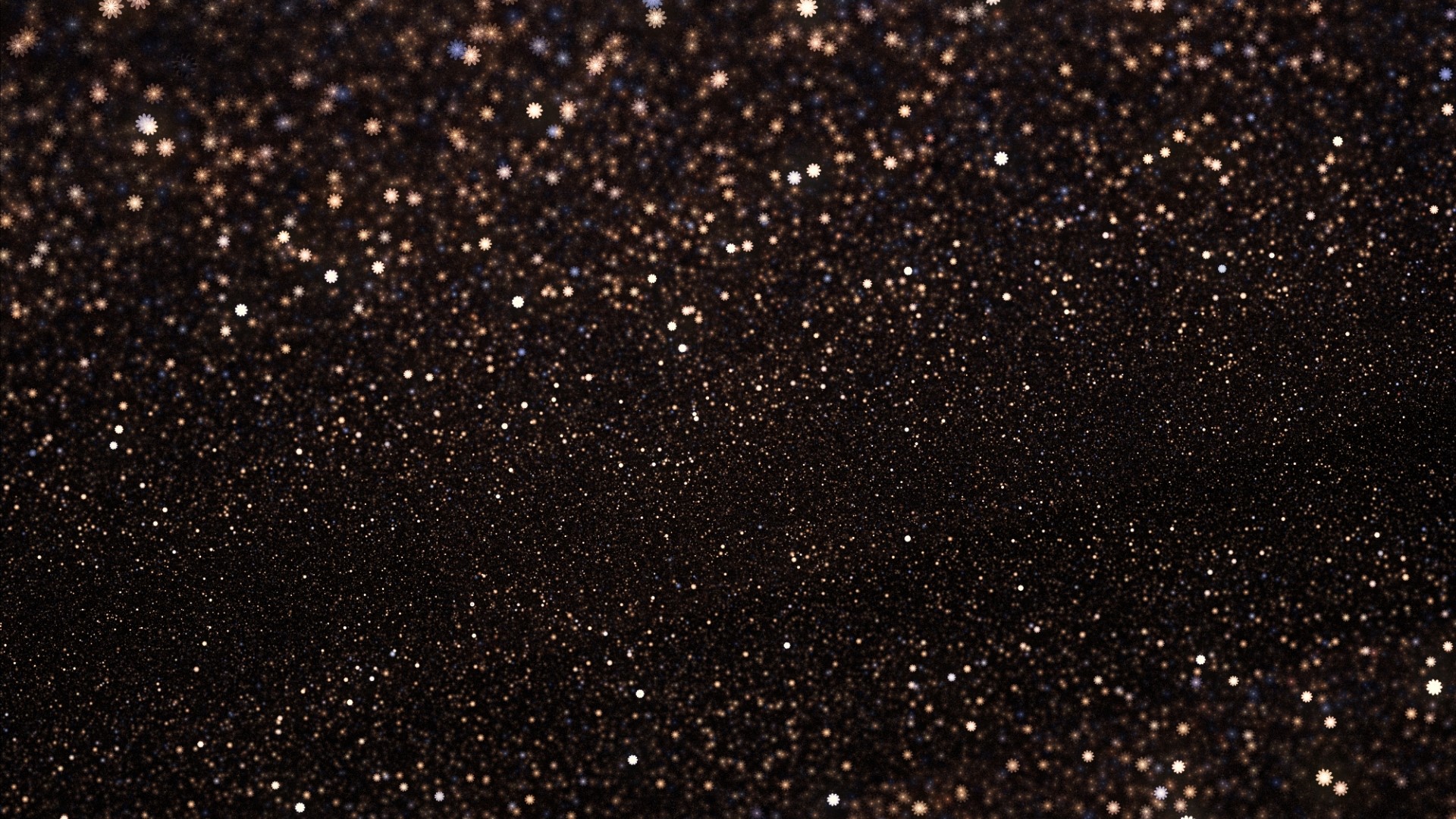 Glittering particles on a dark background HD Wallpaper