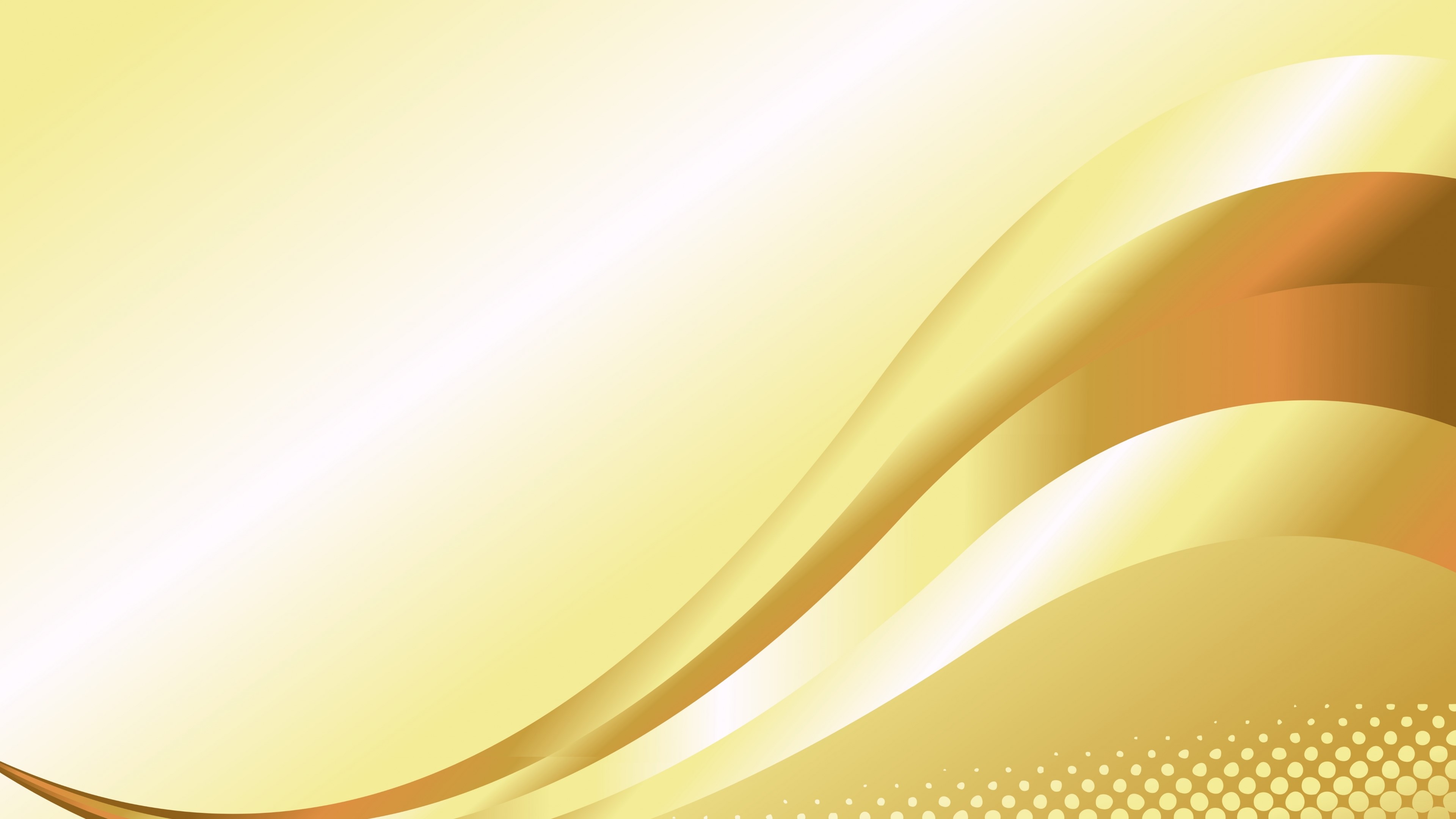 Golden Waves Abstract Background HD Wallpaper