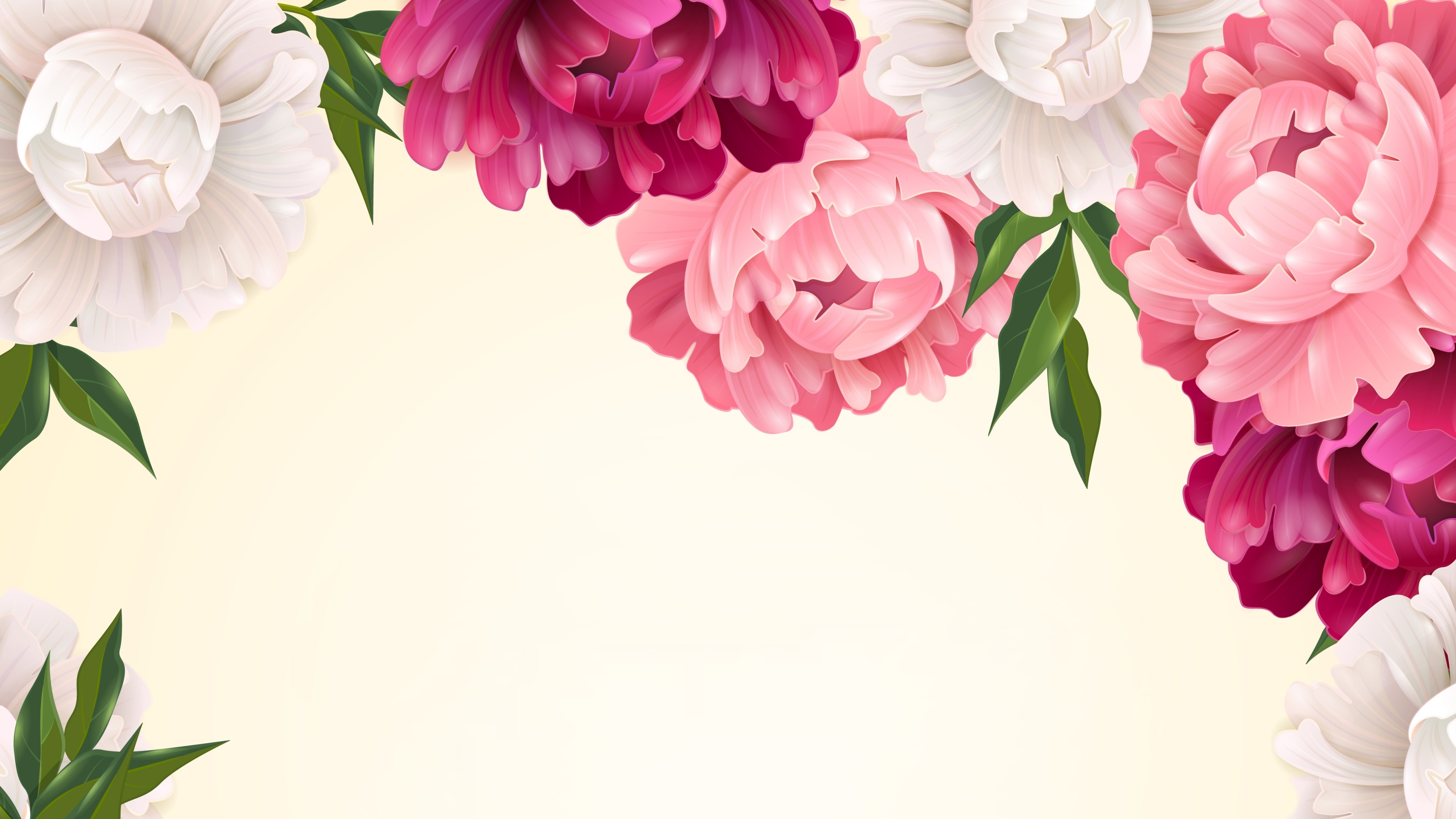 Vector flowers HD Wallpaper