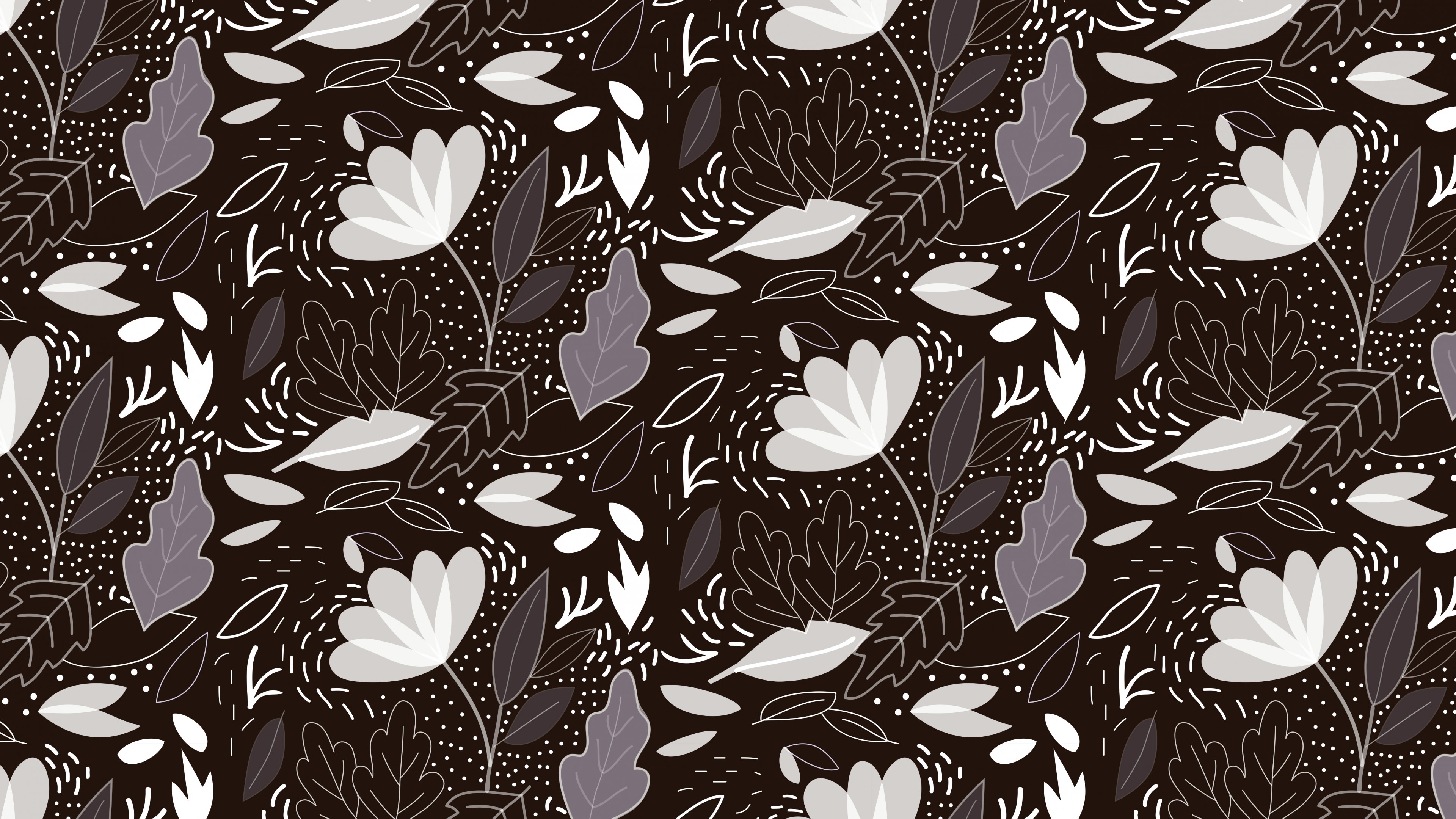 Vector flowers HD Wallpaper