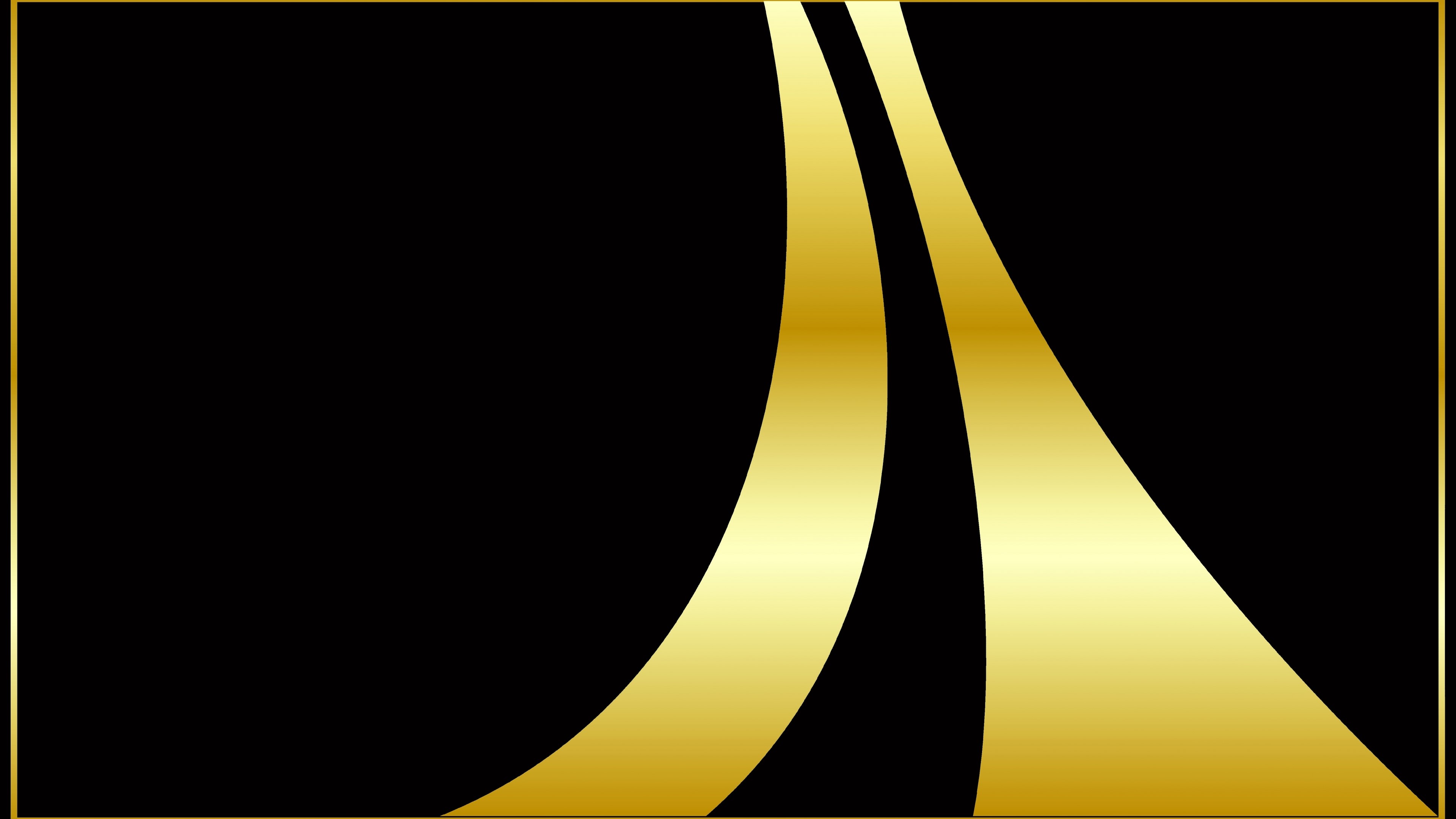 4K Black and Gold Abstract Background HD Wallpaper