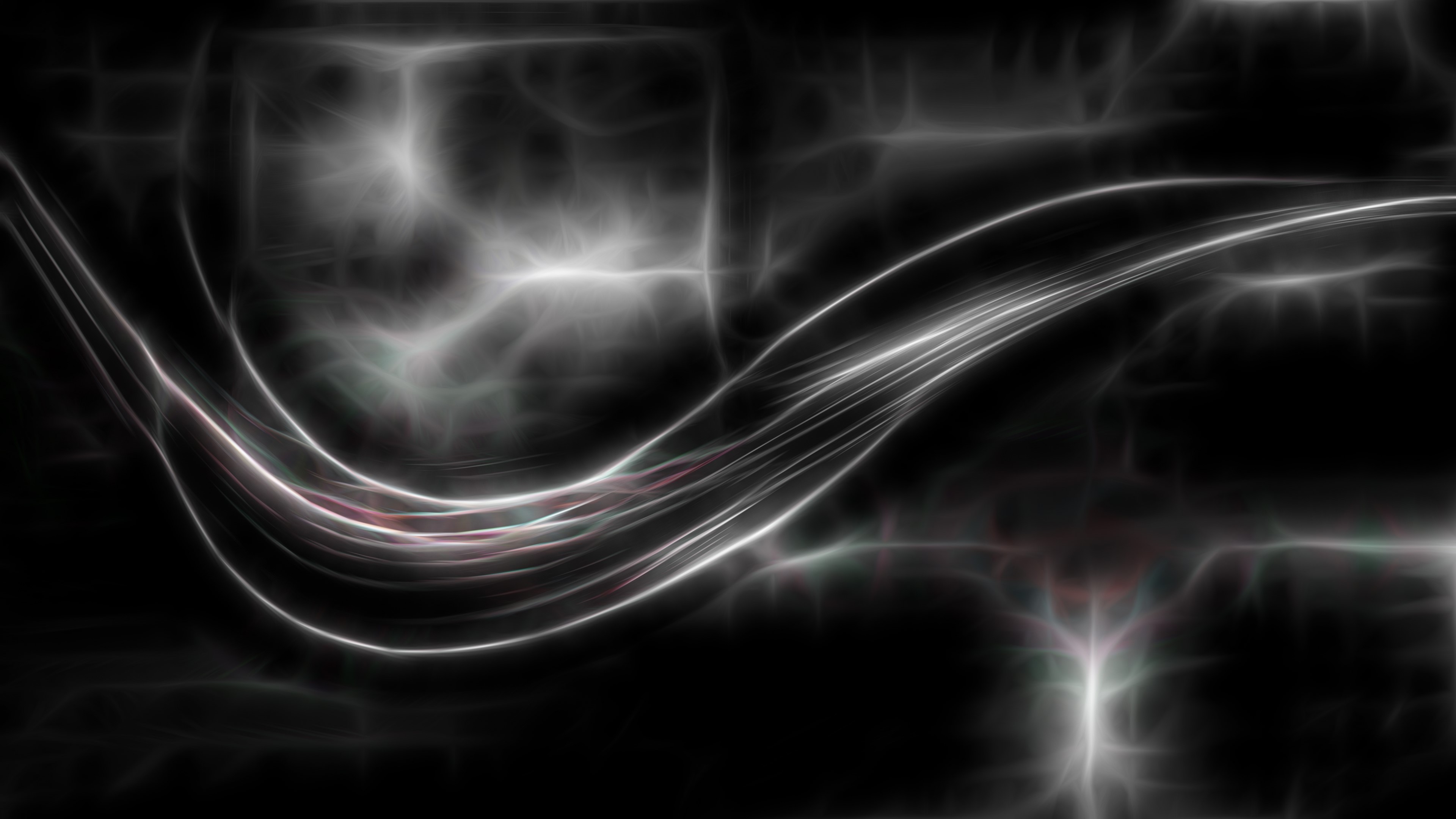 4K Abstract Light Streaks HD Wallpaper