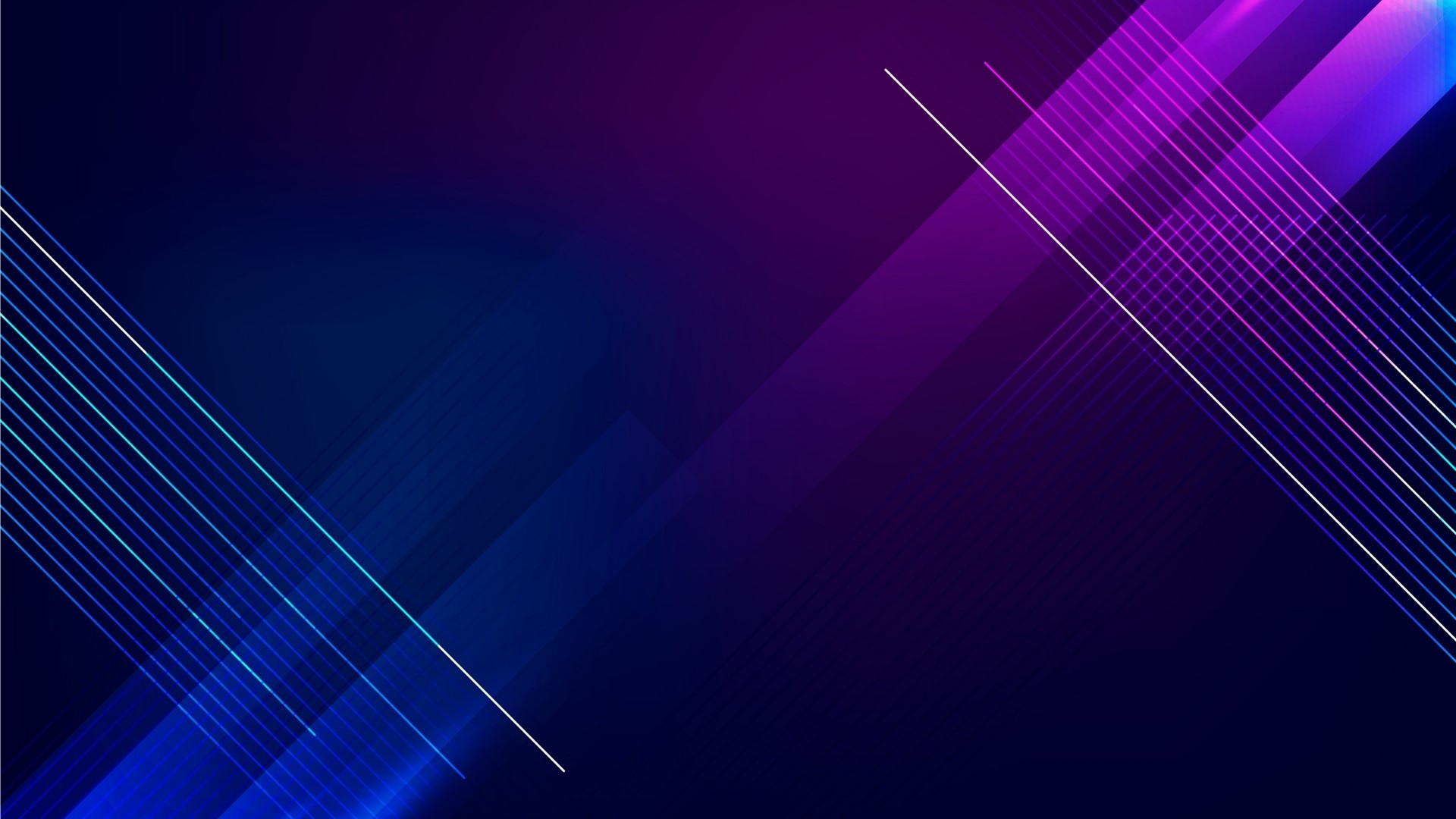 Abstract geometric background with glowing lines HD Wallpaper