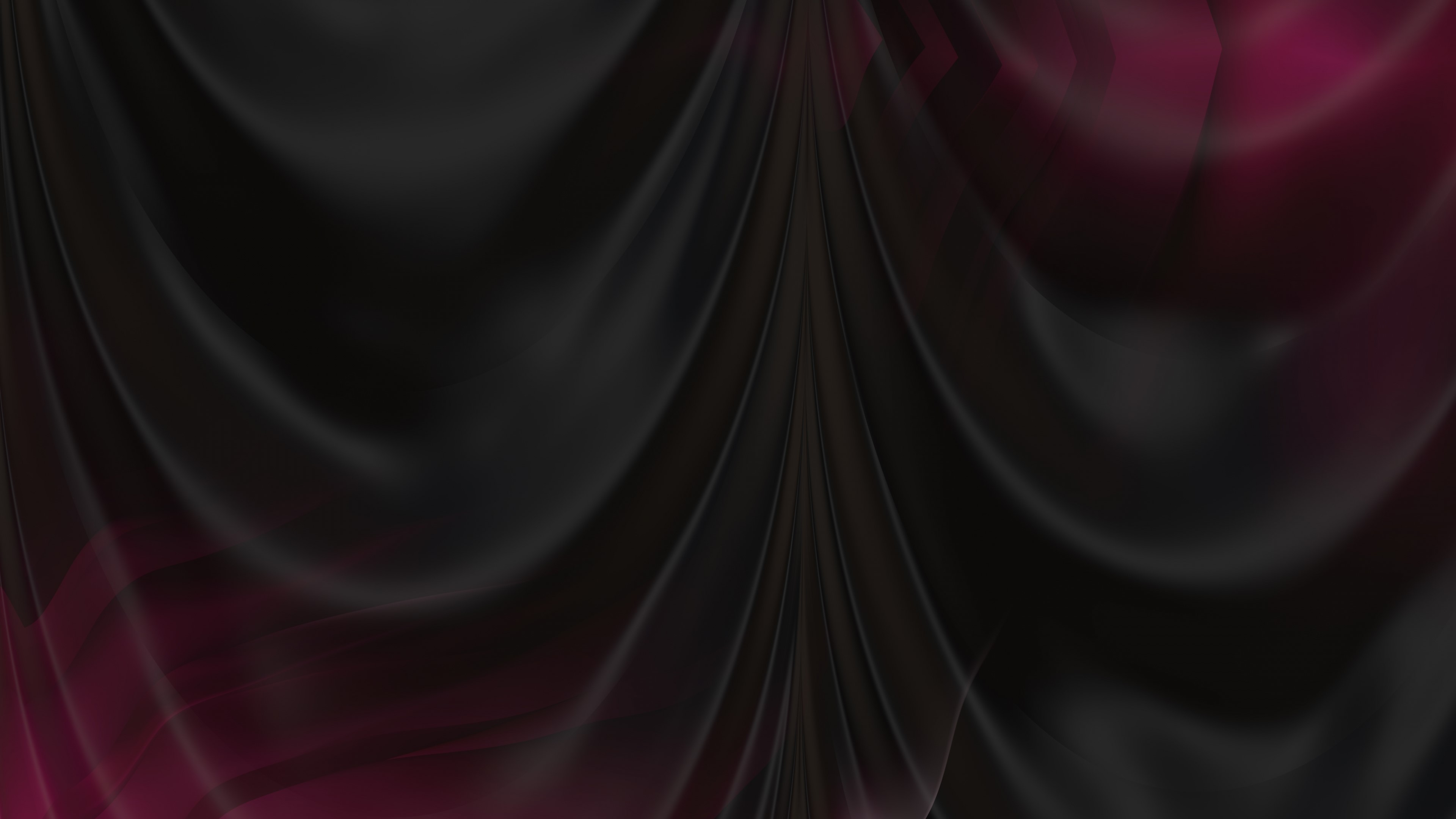 4K Black and Magenta Draped Texture HD Wallpaper
