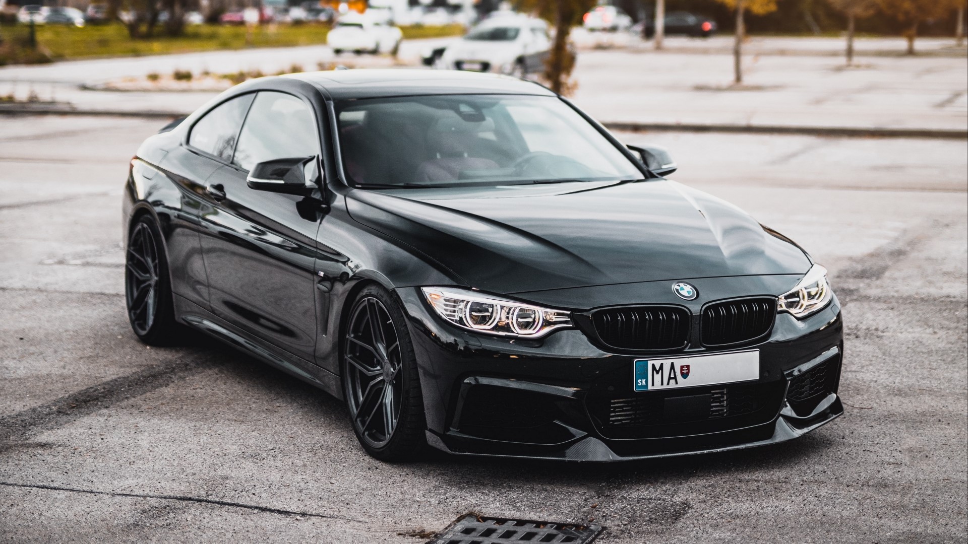 Black BMW 4 Series Coupe HD Wallpaper