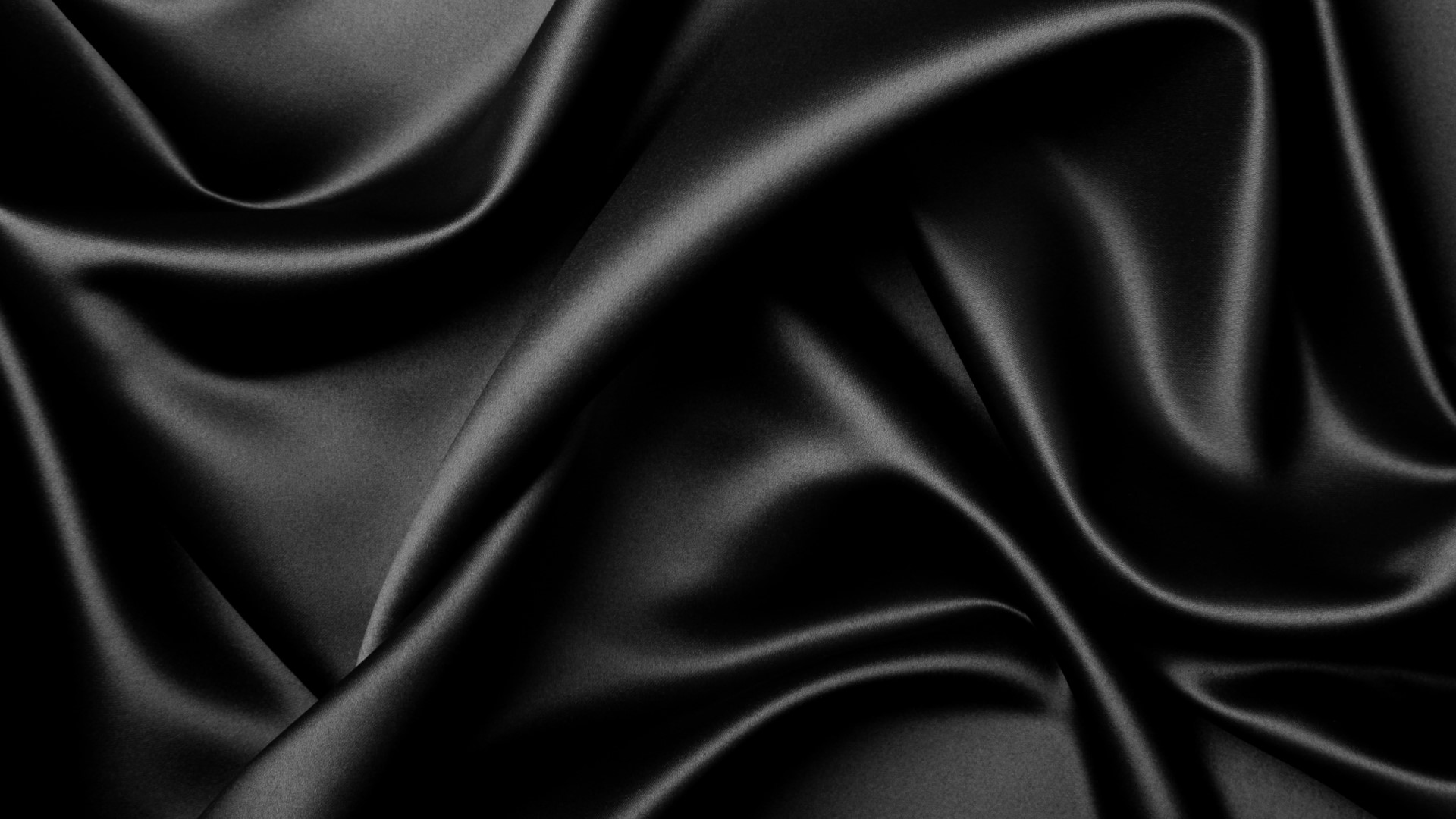 Black Silk Fabric Texture HD Wallpaper