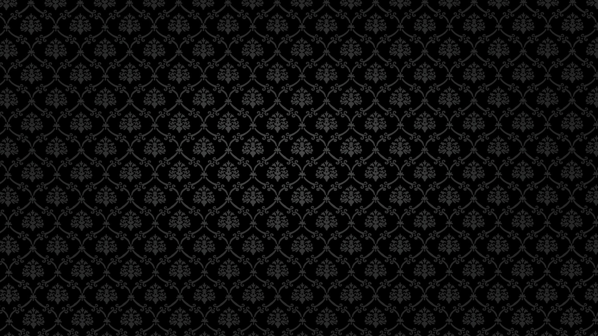 Black damask pattern HD Wallpaper