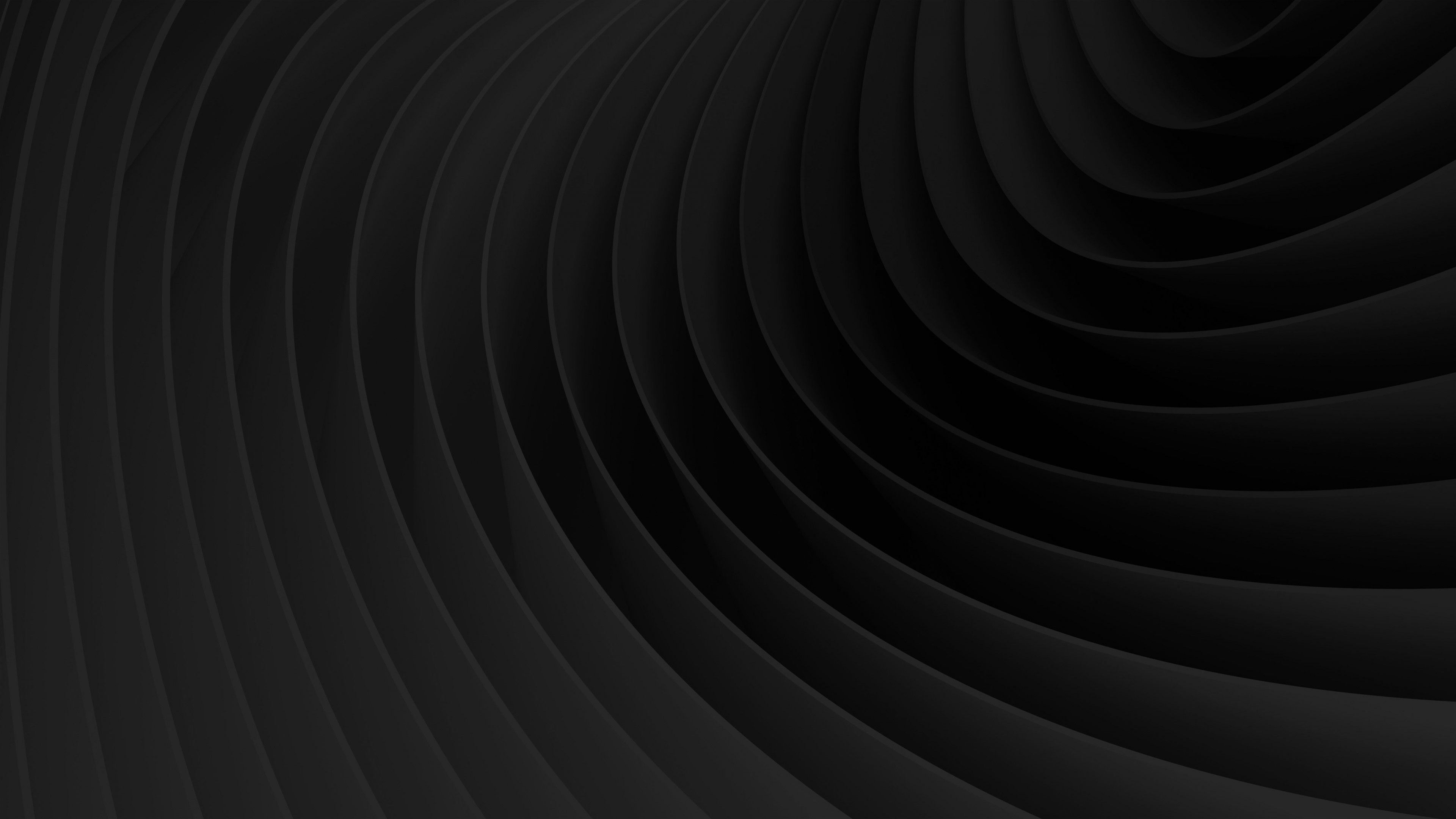 4K Abstract Dark Swirls HD Wallpaper