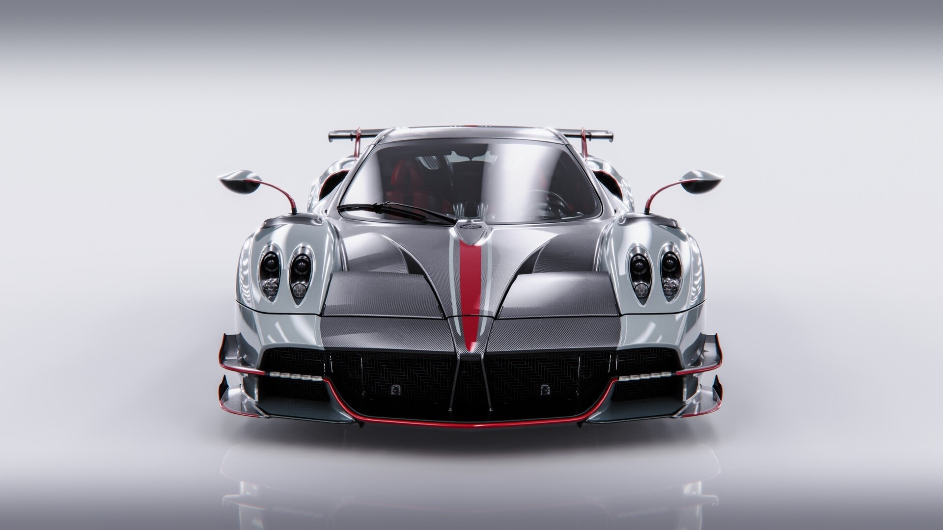 Pagani Huayra R sports car front view HD Wallpaper