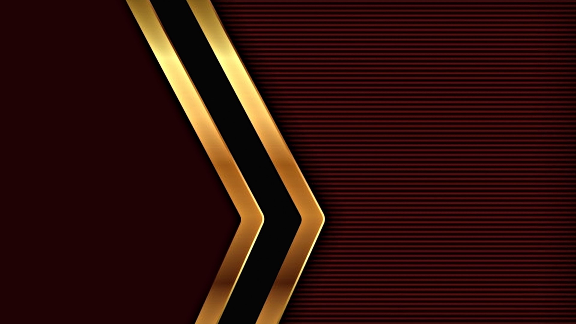 Abstract Dark Red and Gold Geometric Pattern HD Wallpaper