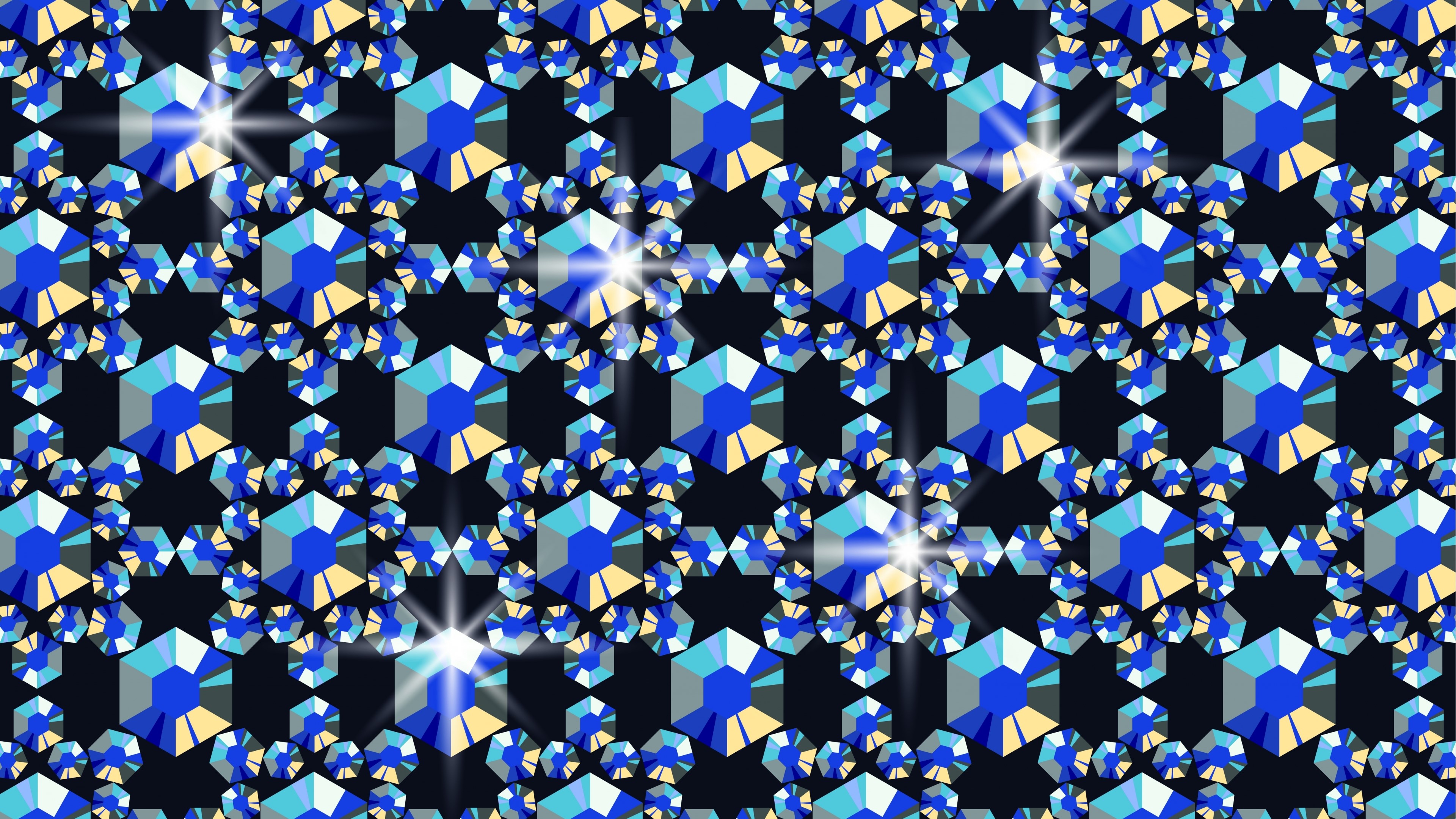 4K Diamond Pattern HD Wallpaper