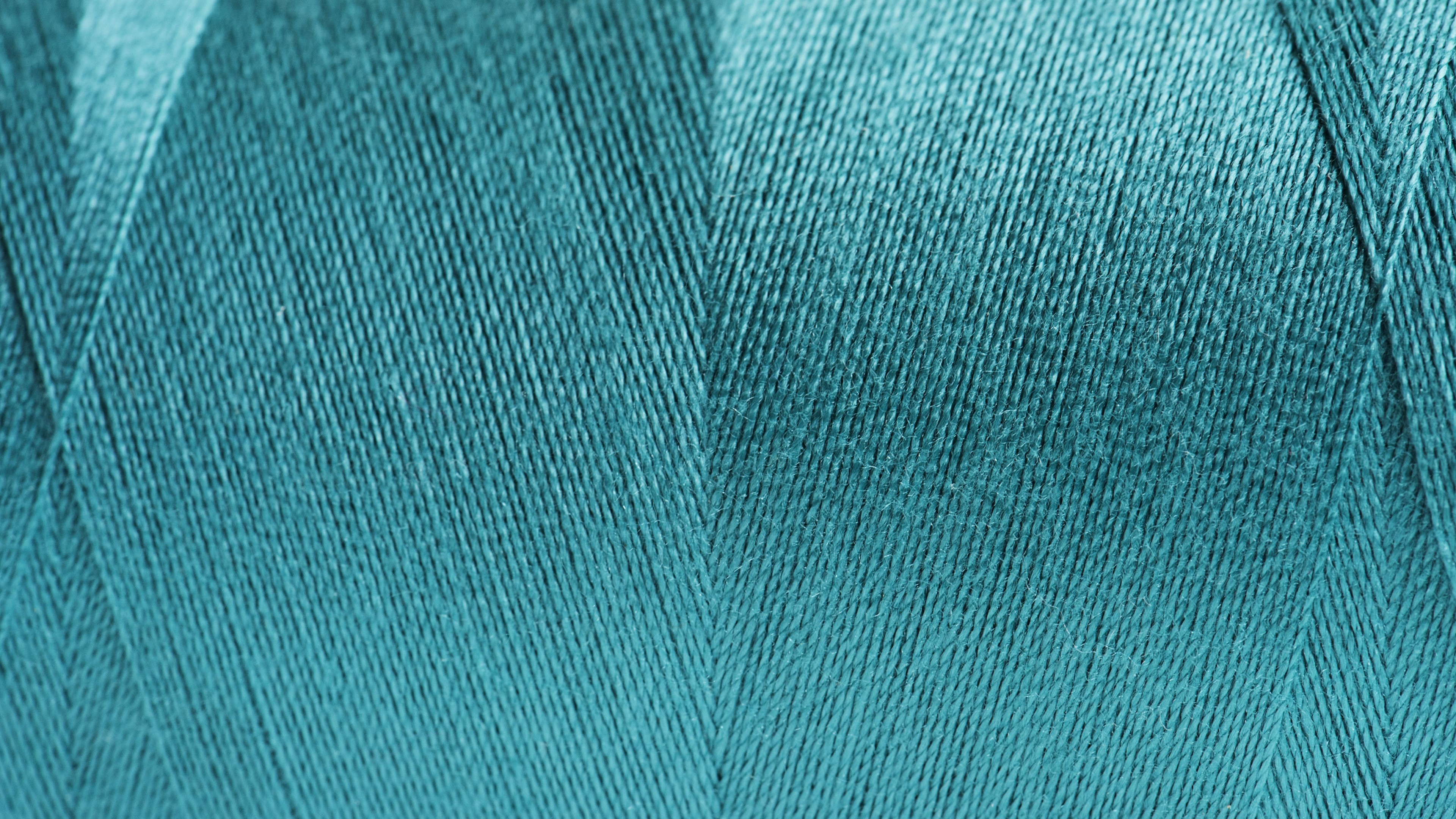Teal thread texture 4K HD Wallpaper
