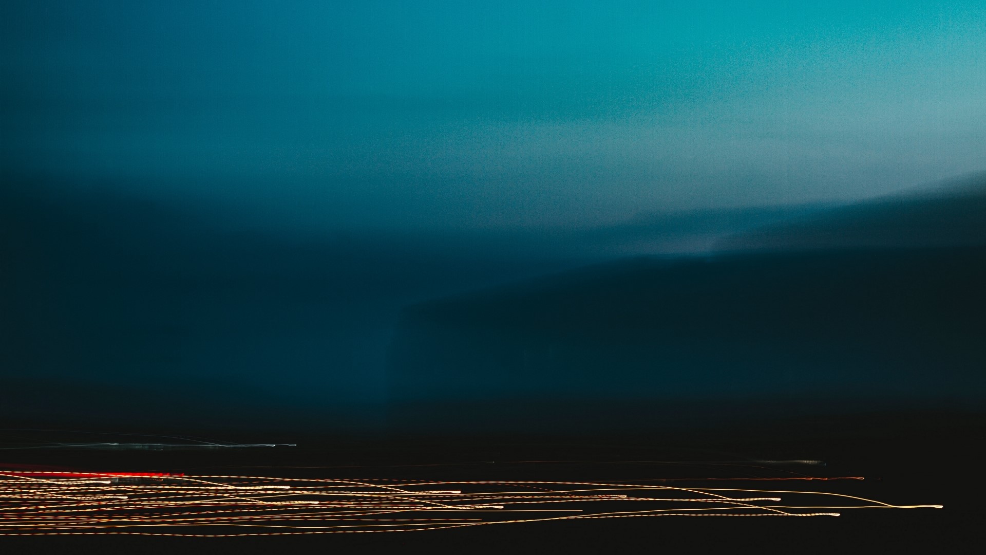 Abstract light trails on dark background HD Wallpaper