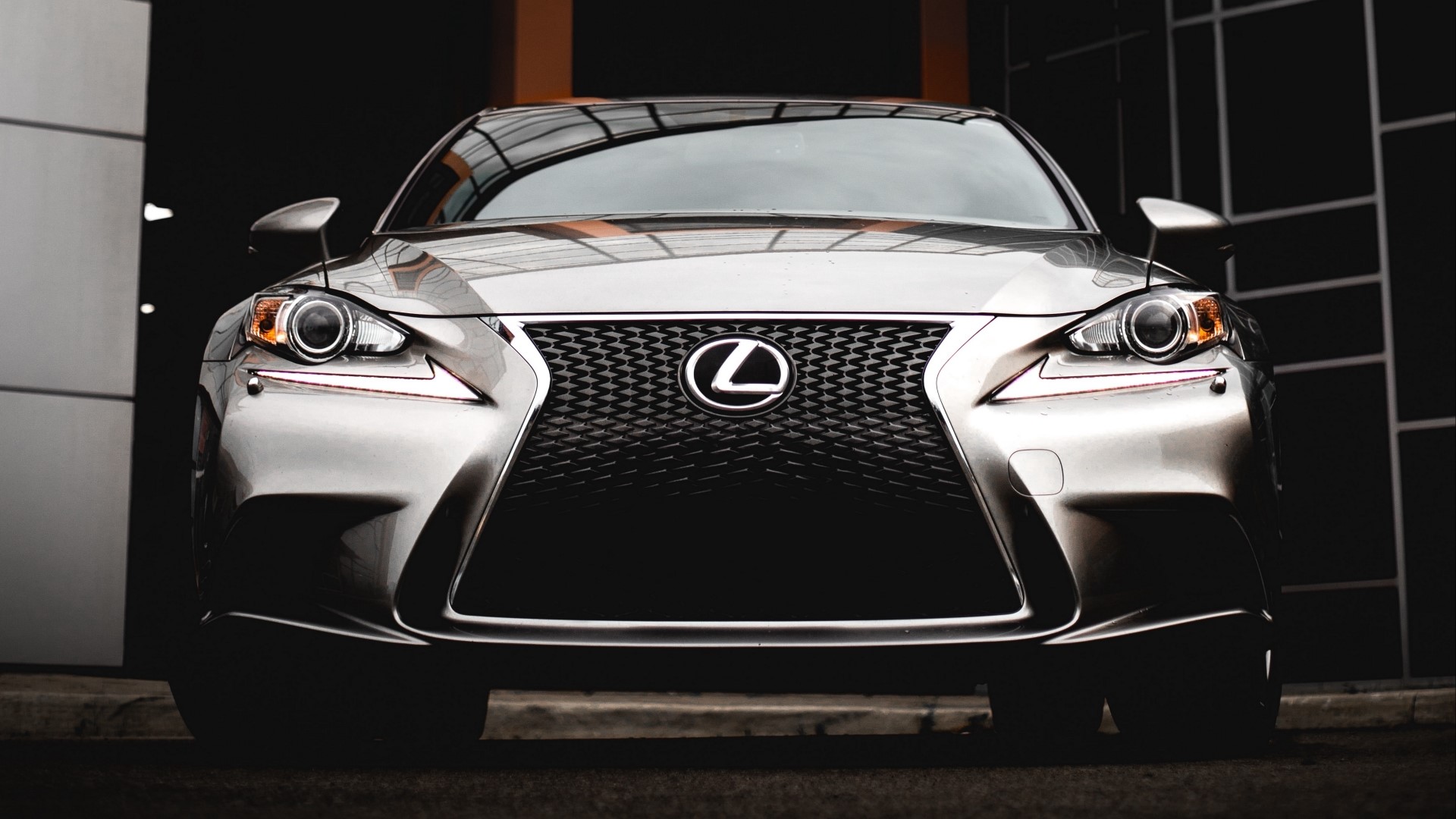 Lexus IS Front View HD Wallpaper