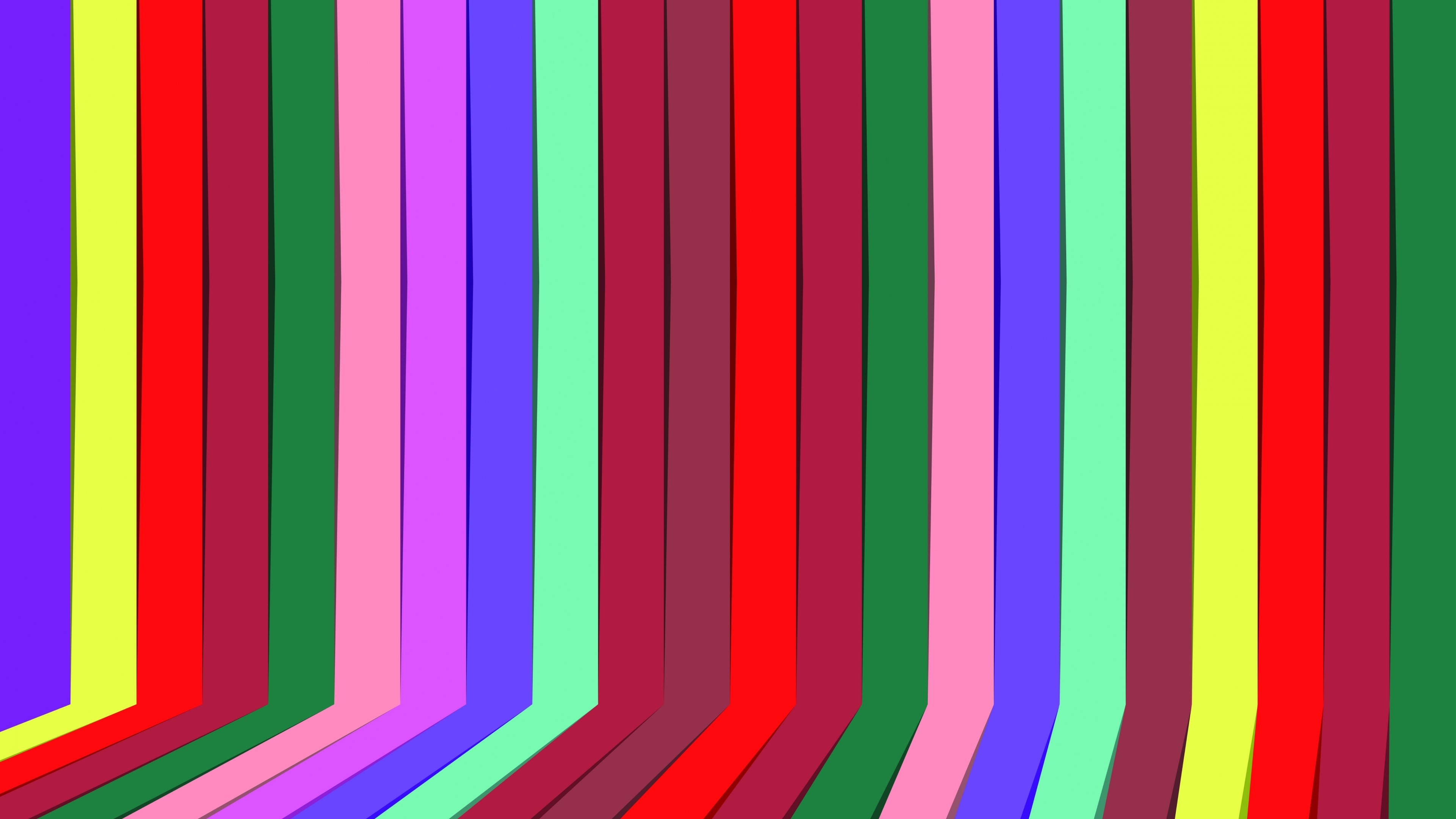 4K Rainbow Stripes HD Wallpaper
