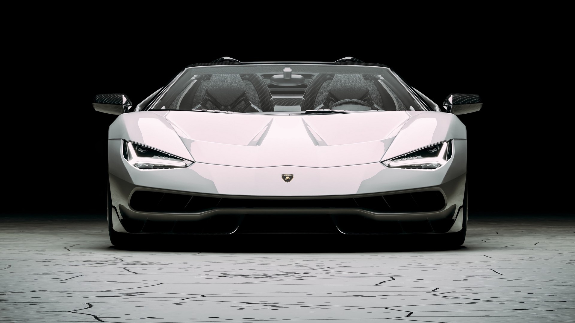 Lamborghini Centenario Roadster Front View HD Wallpaper