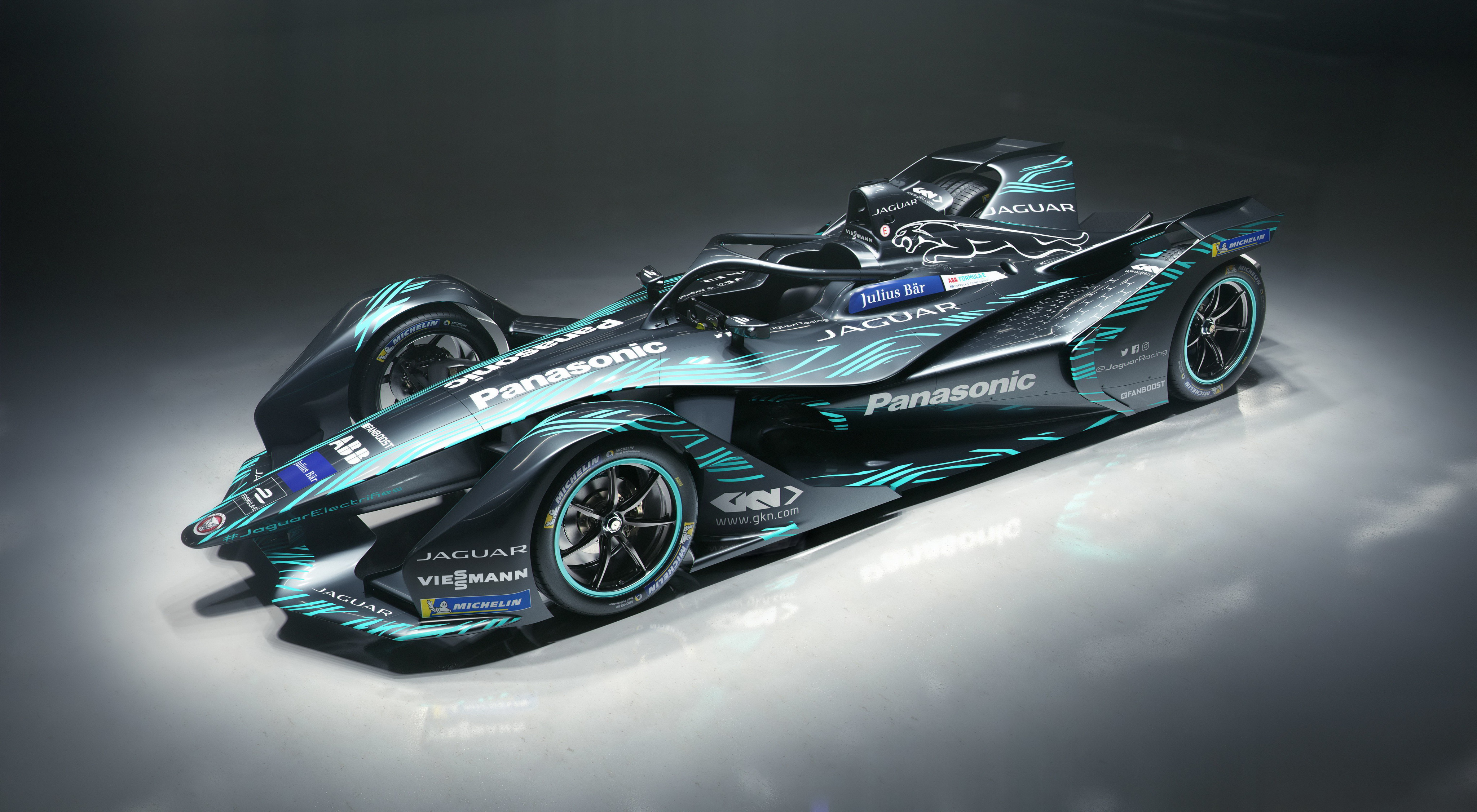 Jaguar I-Type 4K Formula E Racing Car HD Wallpaper