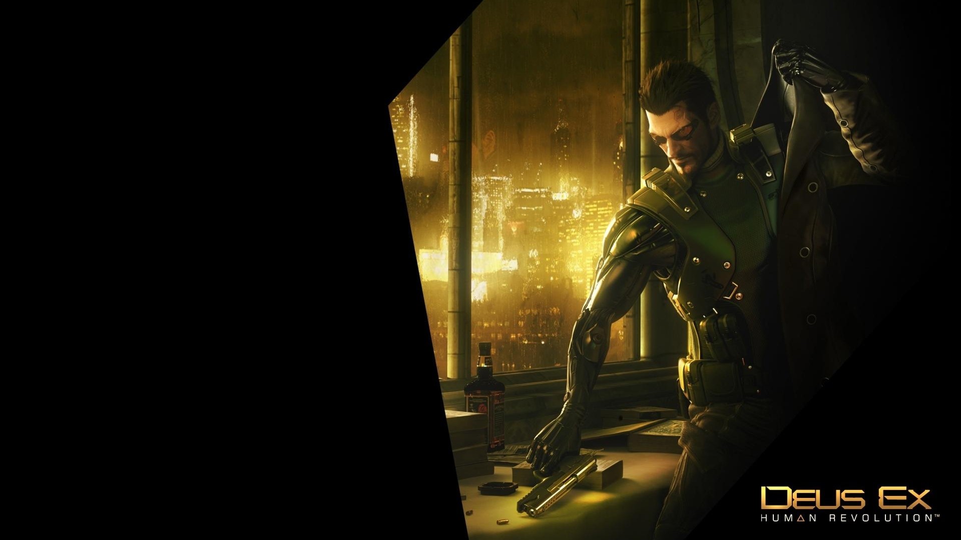 Adam Jensen from Deus Ex: Human Revolution HD Wallpaper