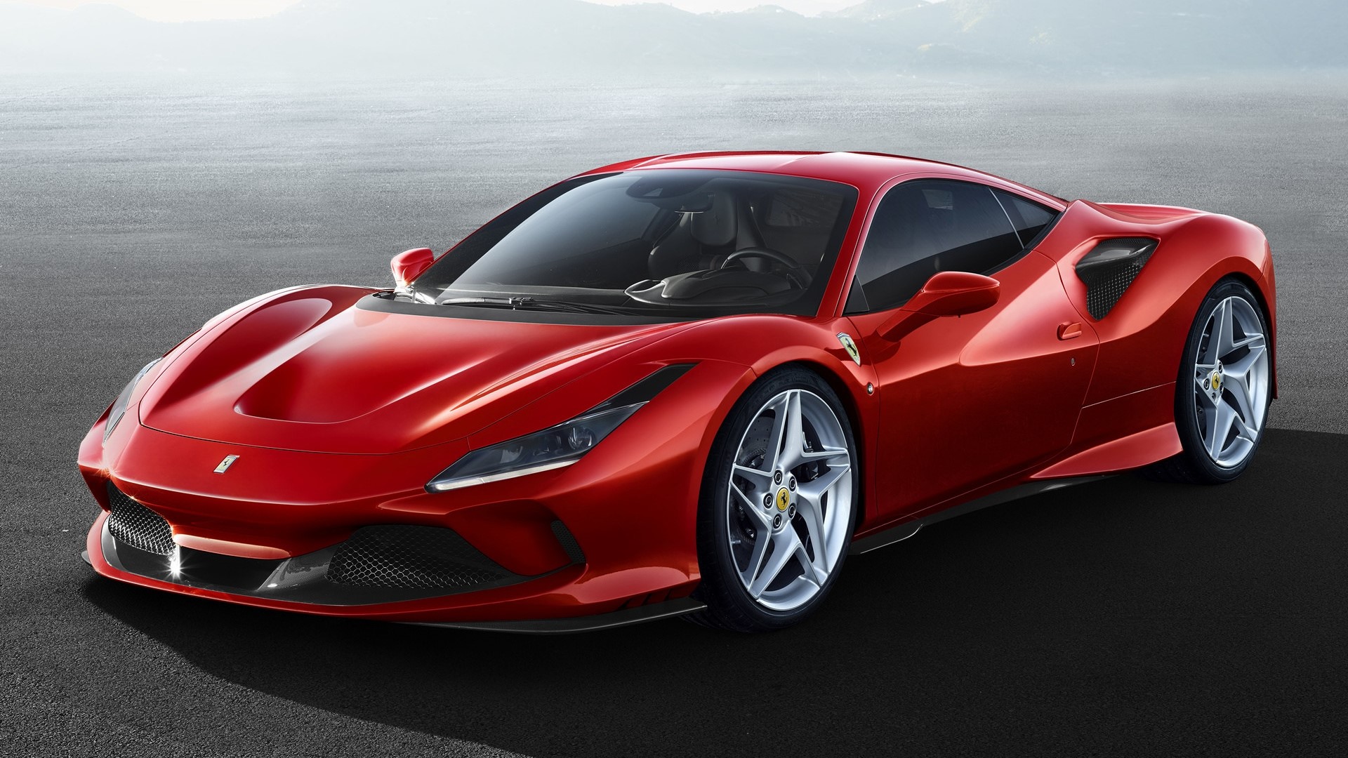 Red Ferrari F8 Tributo Supercar HD Wallpaper