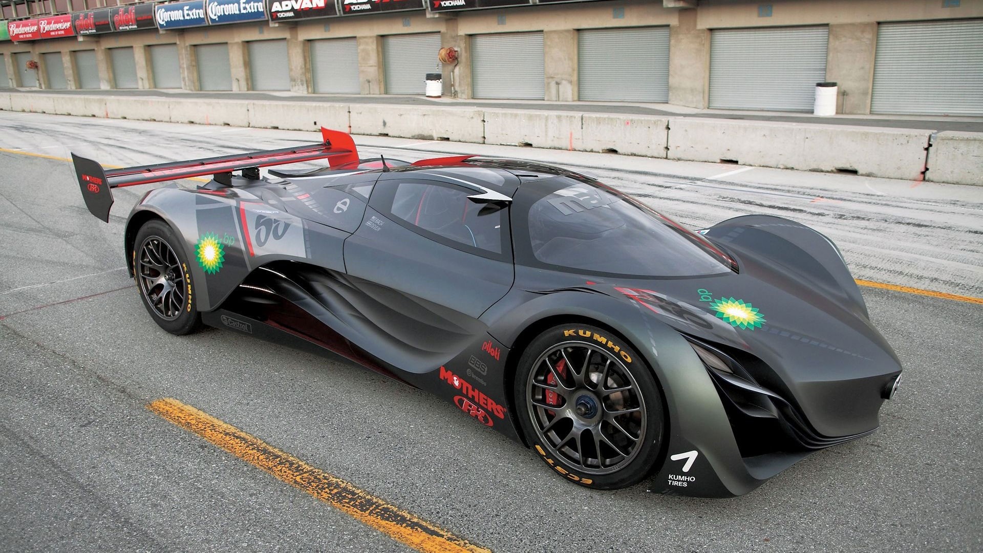 Mazda Furai race car on a track HD Wallpaper