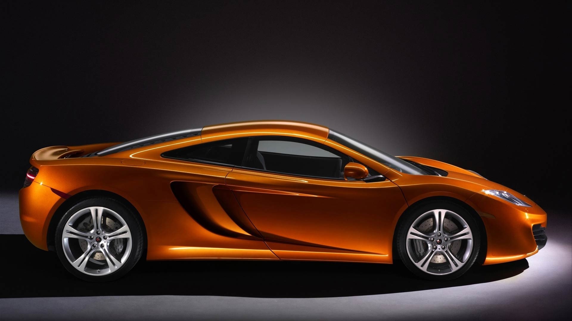 Orange McLaren MP4-12C HD Wallpaper