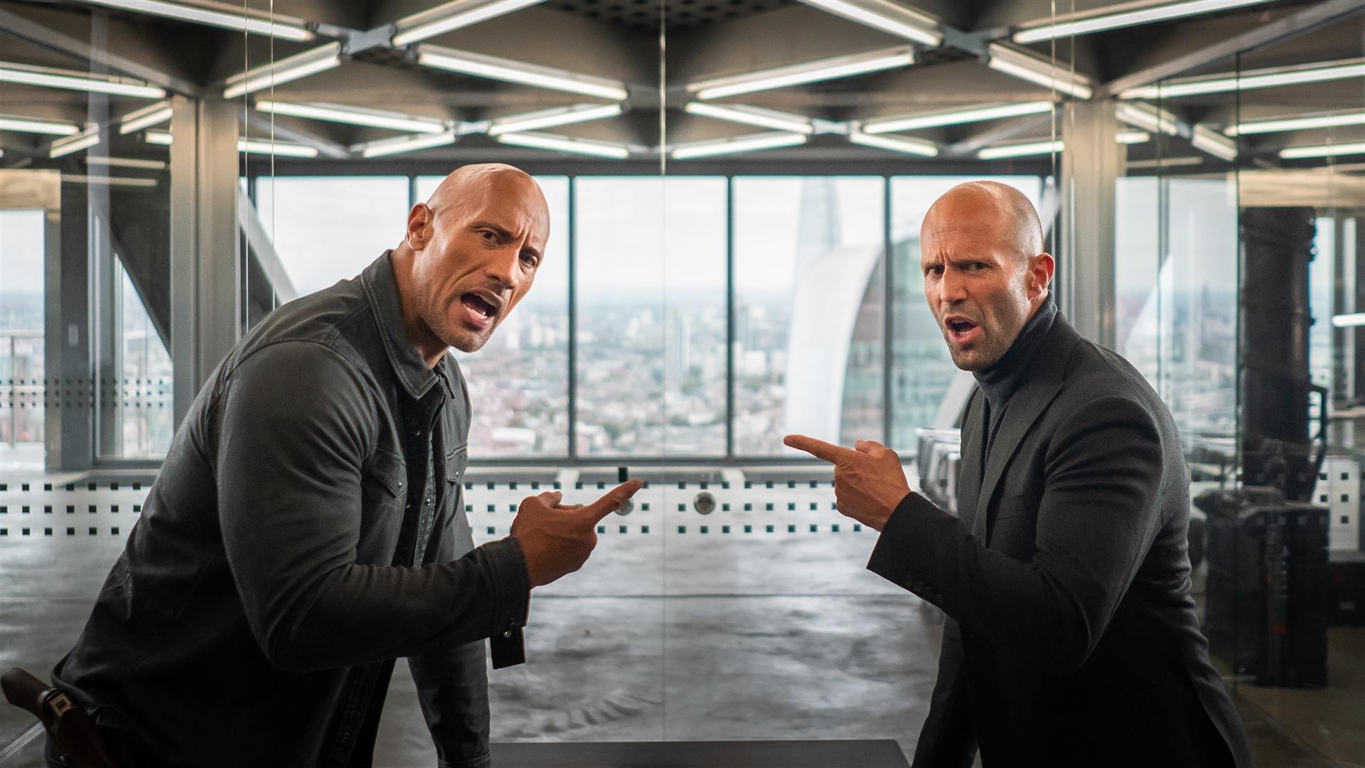 Dwayne Johnson and Jason Statham from Fast & Furious HD Wallpaper
