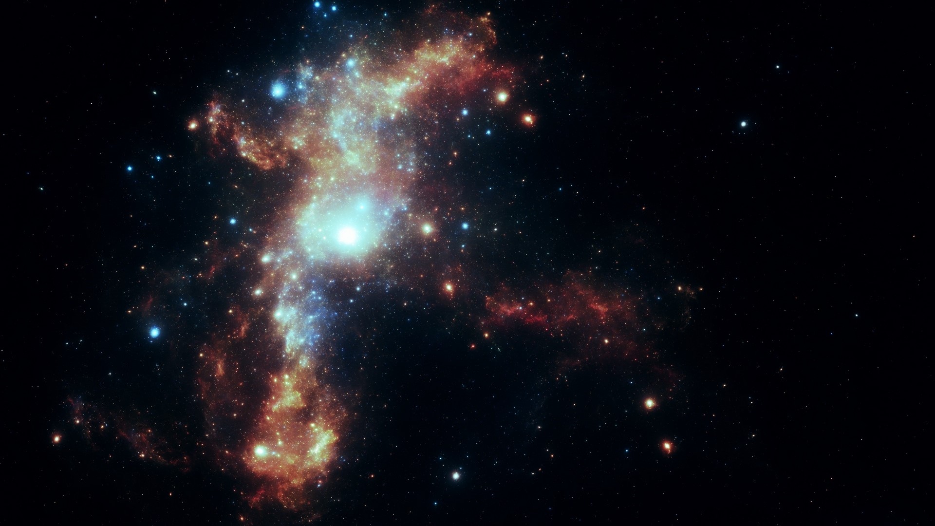 Nebula with stars HD Wallpaper
