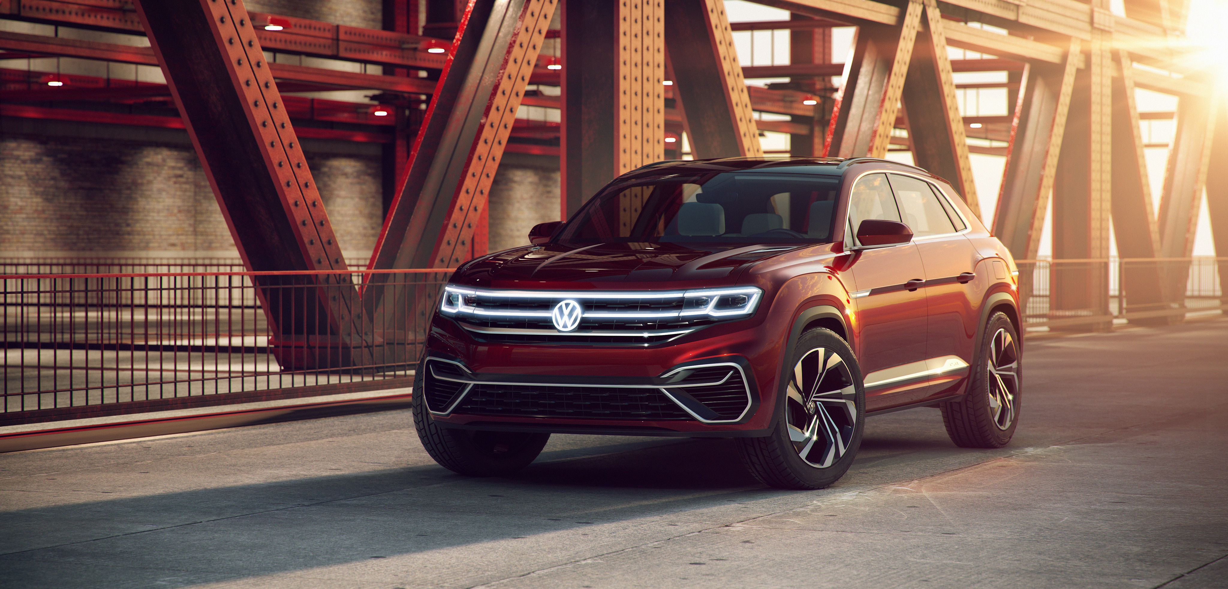 Volkswagen Atlas Cross Sport Concept 4K HD Wallpaper